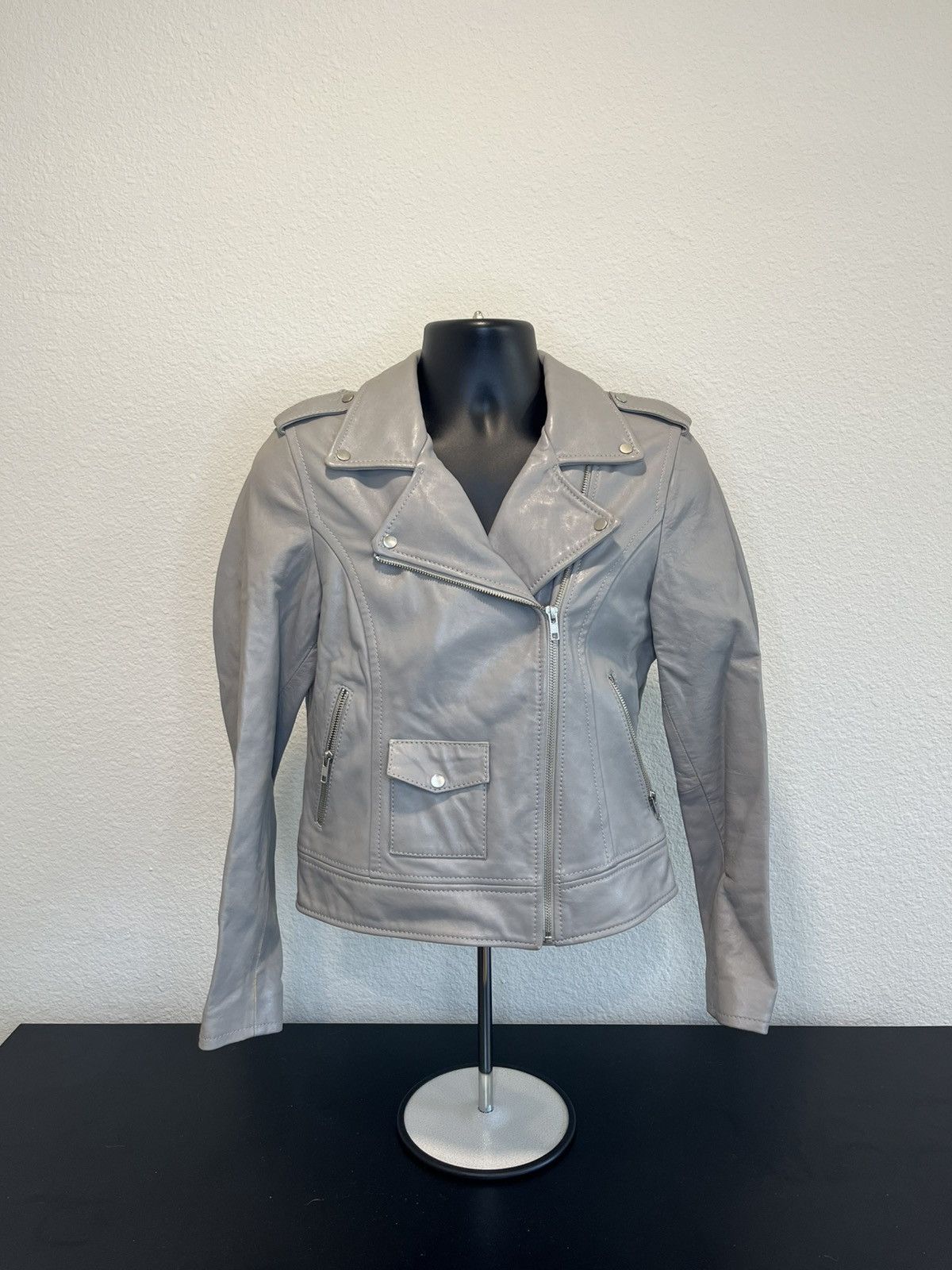 Barneys New York Barney’s New York leather jacket Size L / US 10 / IT 46 - 1 Thumbnail
