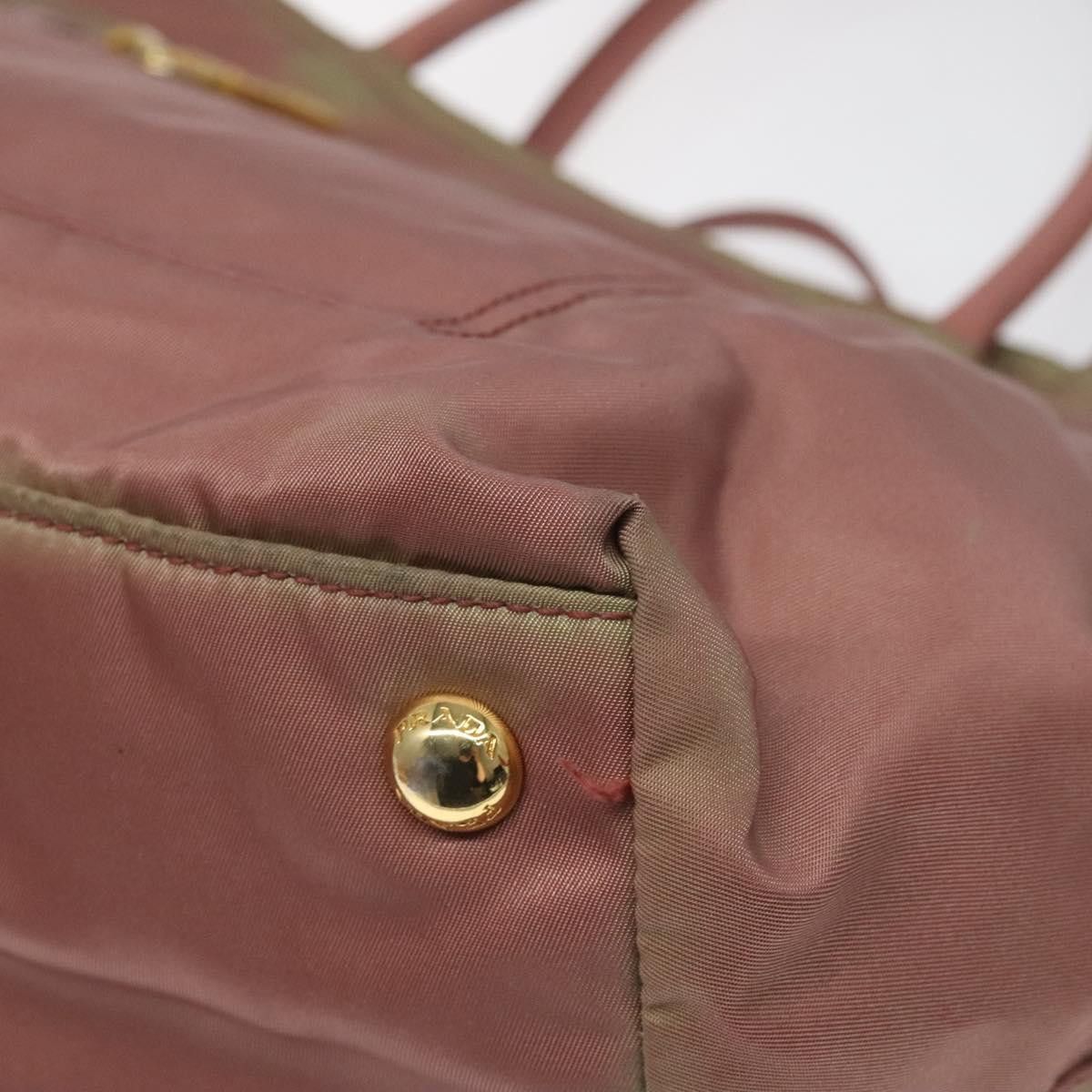 Prada PRADA Hand Bag Nylon Pink Gold Size ONE SIZE - 15 Thumbnail