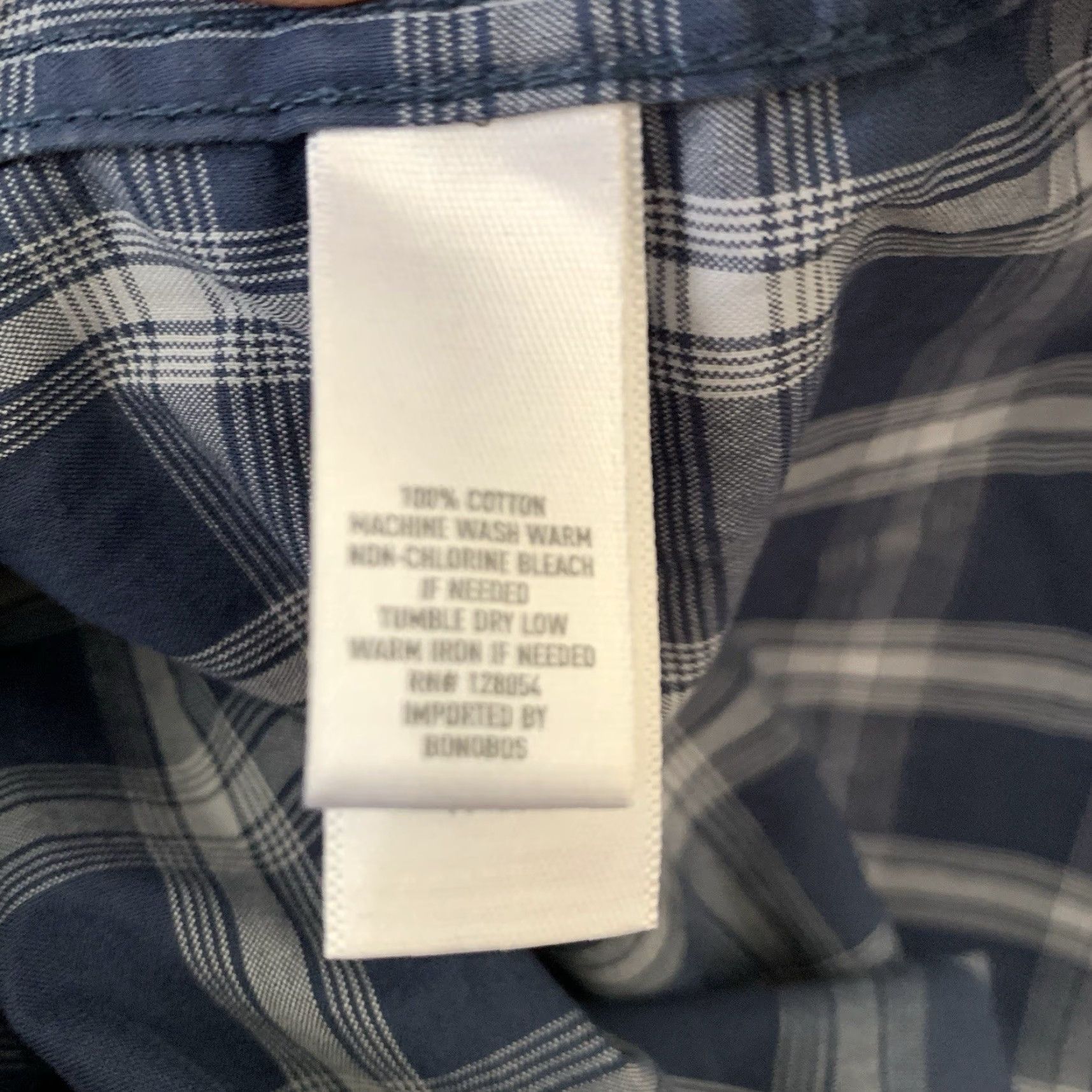 Bonobos Bonobos Shirt Mens 4XL Long Sleeve Button-Down Lightweight Cotton Plaid Blue Casual 4X Big & Tall Mens Size US XXL / EU 58 / 5 - 4 Thumbnail