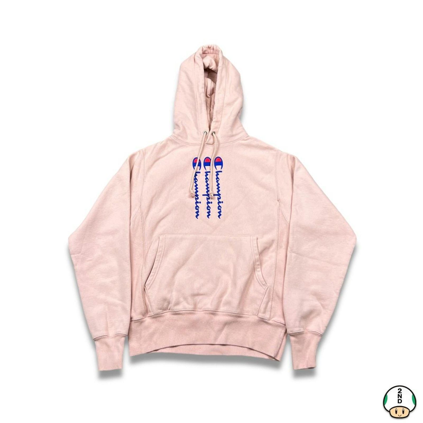 Champion × Vintage Champion Hoodie Small Reverse Weave Pullover Hood Sweatshirt Size S / US 4 / IT 40 - 1 Thumbnail