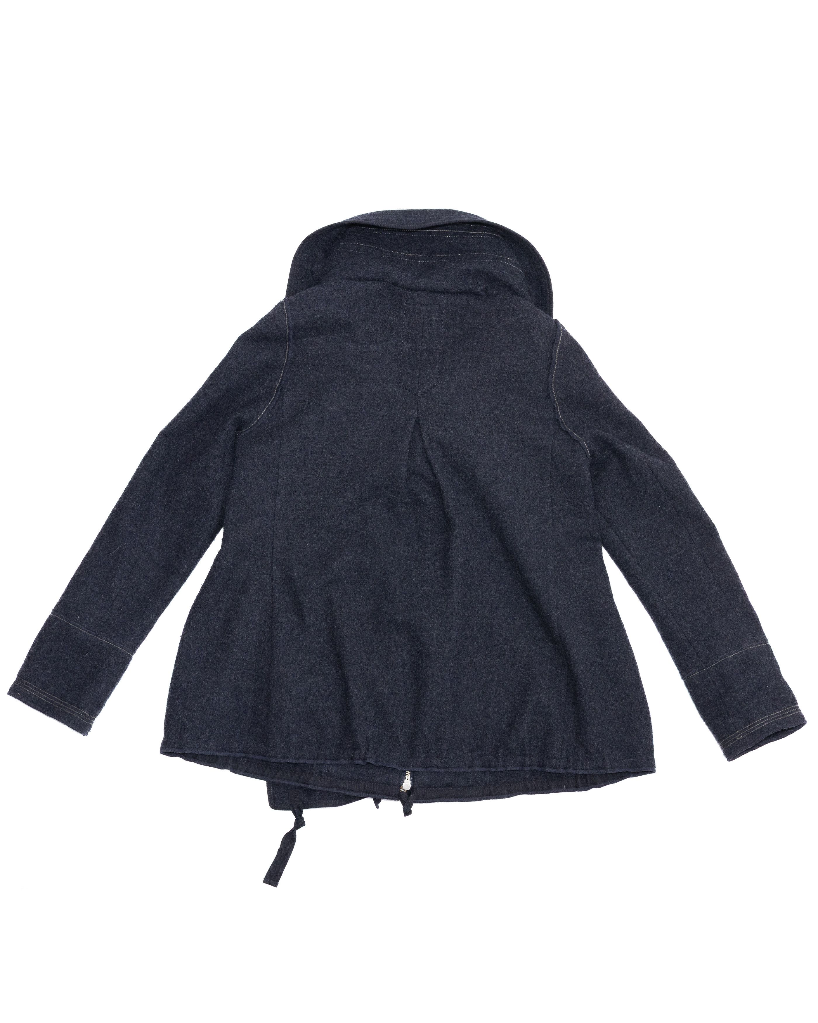 Marithe + Francois Girbaud MARITHE + FRANÇOIS GIRBAUD Wool Japanese Style Coat Size M / US 6-8 / IT 42-44 - 2 Thumbnail