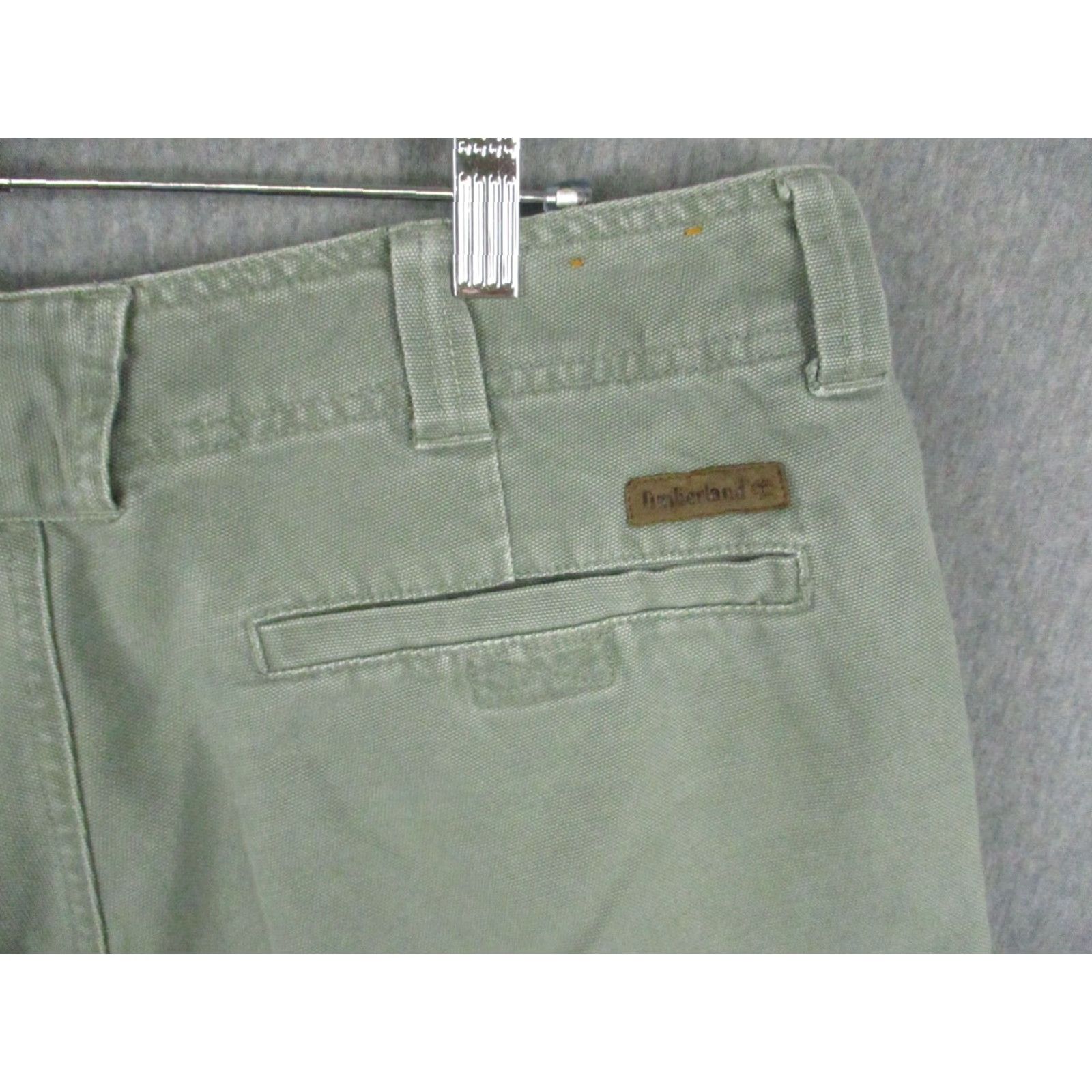 Timberland VINTAGE Timberland Cargo Shorts Mens 34 Outdoor Utility Workwear Summer Olive Green 1999 Mens Size US 34 / EU 50 - 7 Thumbnail