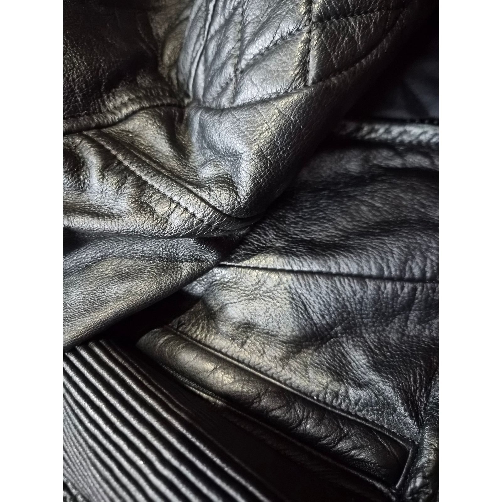 Harley Davidson Harley-Davidson Women’s Leather Moto Jacket Quilted Biker Size L / US 10 / IT 46 - 5 Thumbnail
