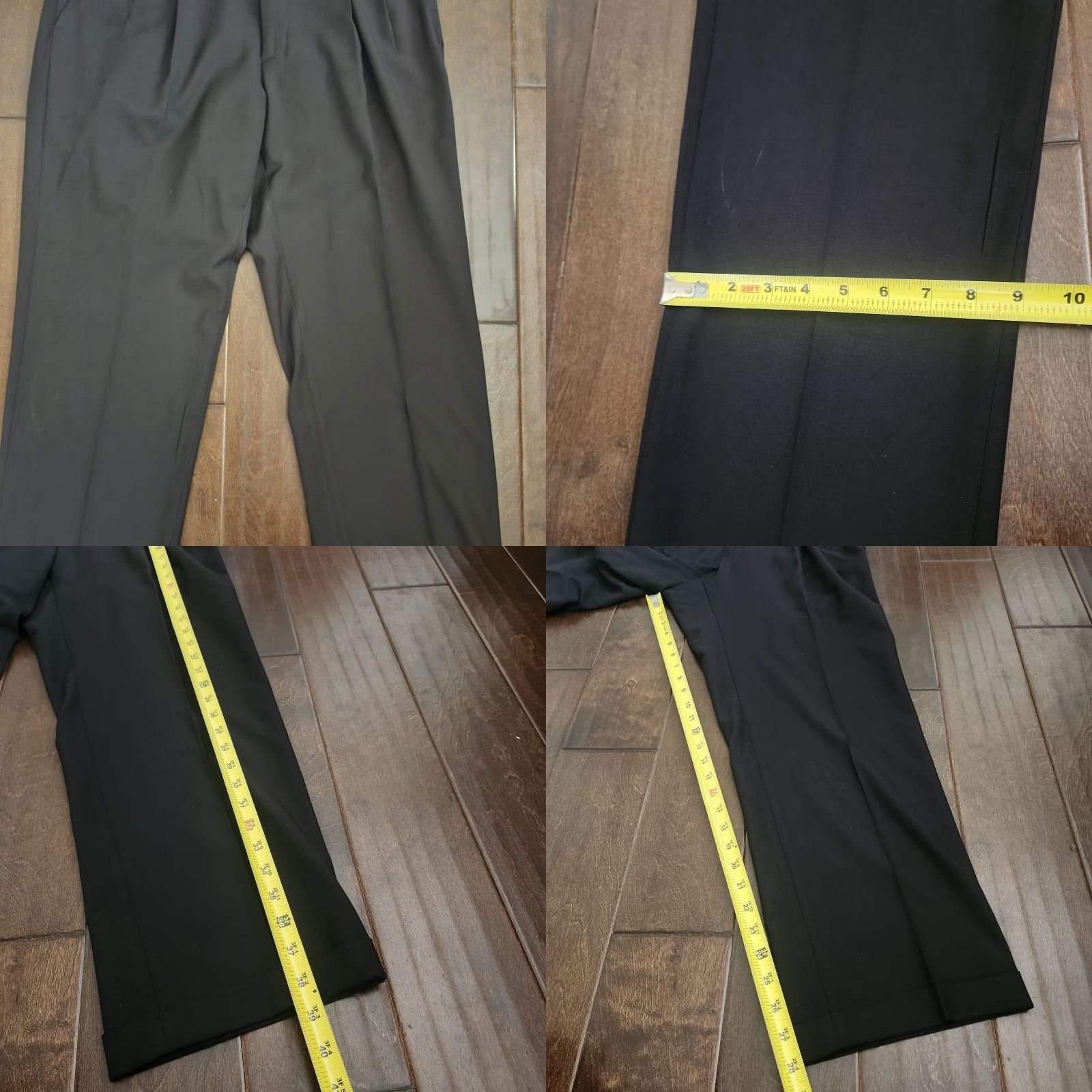 Haggar Haggar Premium Comfort Dress Pants Mens 32x29 Black Pleated Classic Fit Pants Regular 5-Pocket Solid Dress Pants Mens Size US 32 / EU 48 - 8 Thumbnail
