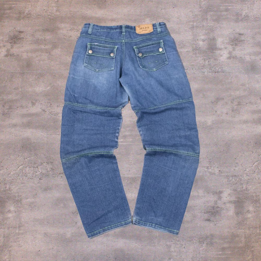 Carhartt × Dickies × Vintage Y2K 2000's Contrast Stitch Double Knee Denim Jeans Pant's Size US 26 / EU 42 - 2 Thumbnail
