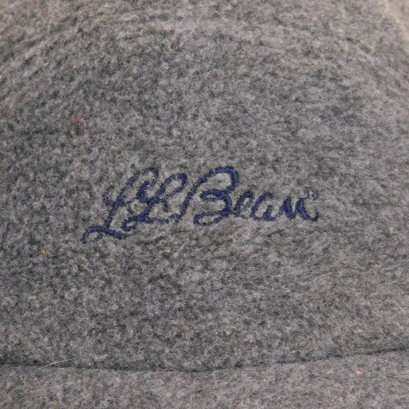 L.L. Bean LL Bean Trapper Fleece Hat Strap Back Side Flaps Gray Size M Size ONE SIZE - 3 Thumbnail