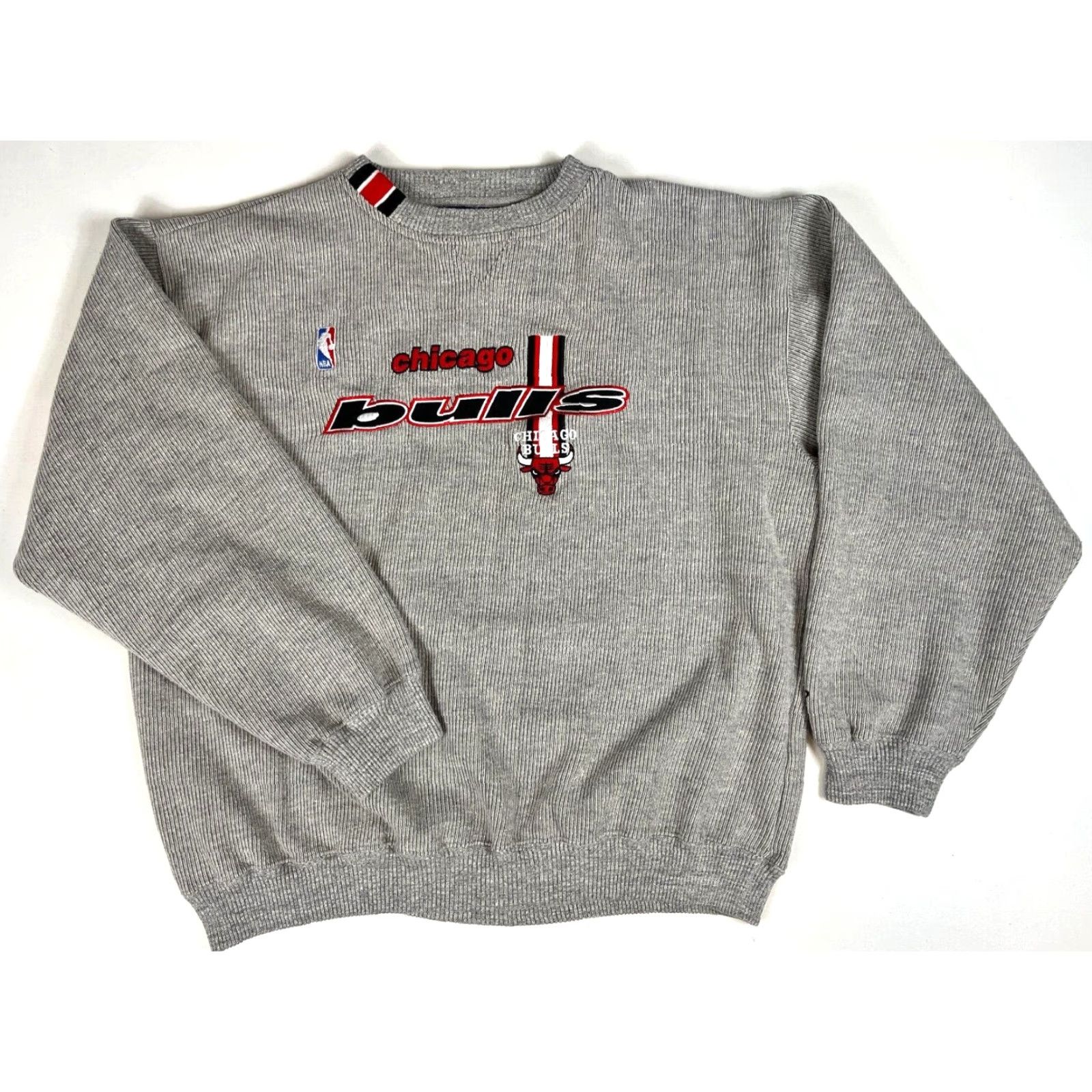 Logo Athletic VINTAGE Logo Athletic Men's Sweatshirt Chicago Bulls 90s Crewneck Embroidered Sz 2XL Gray Sports Hoodie Size US XXL / EU 58 / 5 - 2 Thumbnail