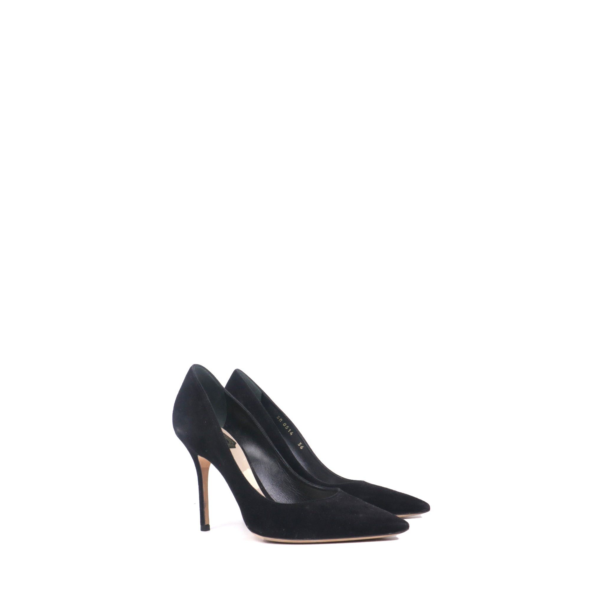 Dior DIOR - Dior pumps in black suede (T36) Size US 5 / IT 35 - 1 Thumbnail