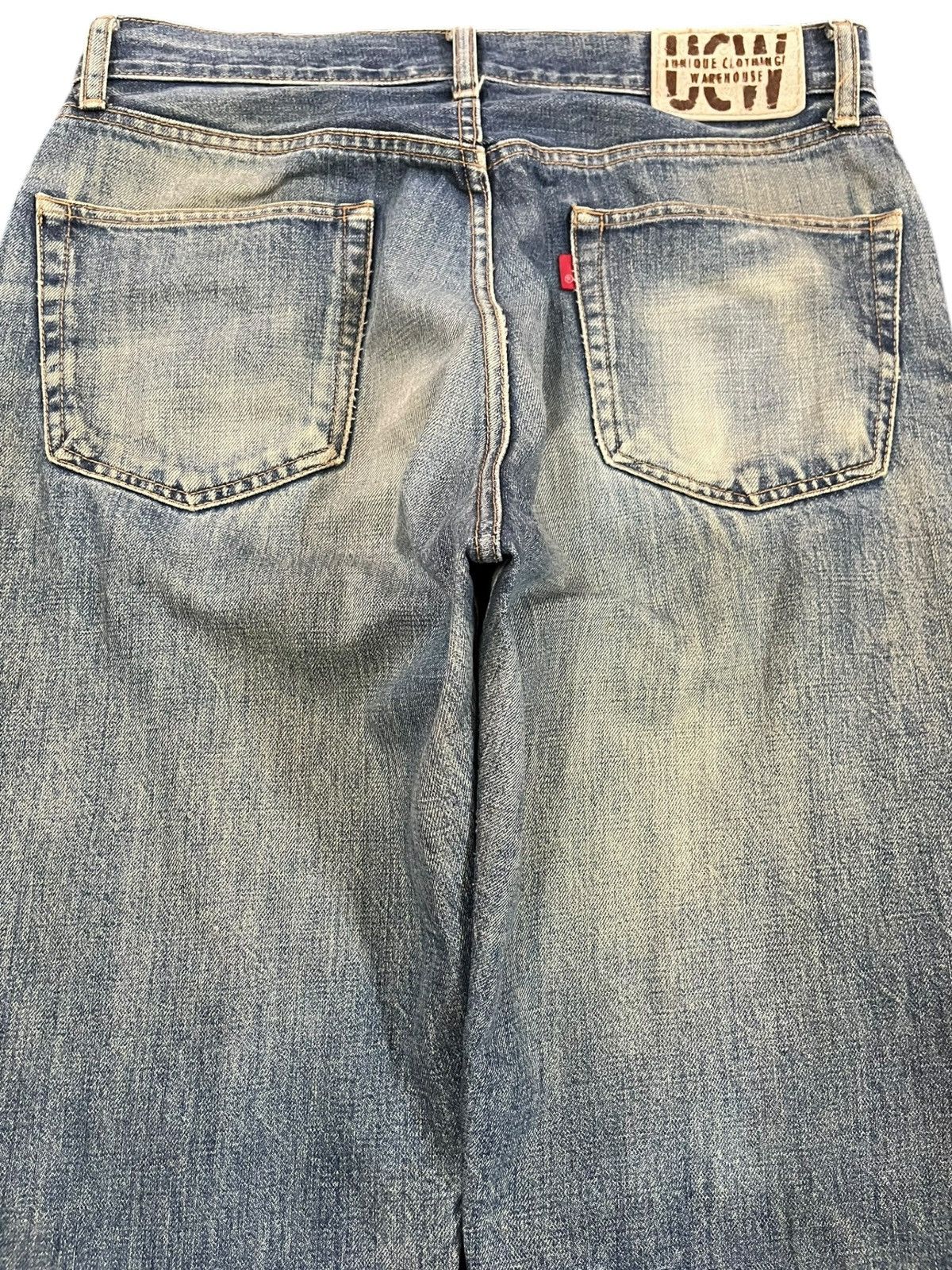 Japanese Brand × Le Grande Bleu (L.G.B.) × Warehouse Vintage Unique Clothing Warehouse Selvedge Mudwash Denim Size US 33 - 8 Thumbnail