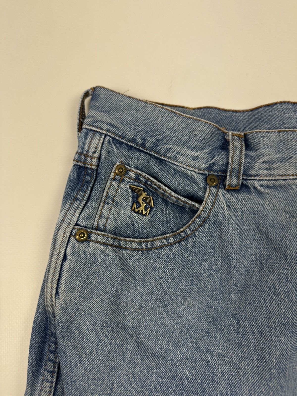 Vintage Vintage Rare Maison Mollerus Washed Denim Jeans Pants Size 30" / US 8 / IT 44 - 5 Thumbnail