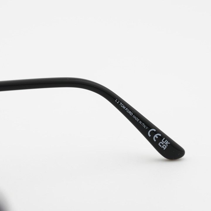 Tom Ford Tom Ford Gia FT0766 03B Sunglasses Black Butterfly Frame Size ONE SIZE - 8 Thumbnail