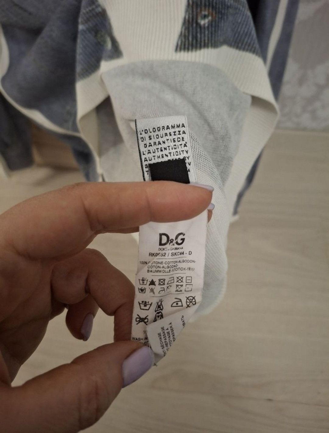 Dolce & Gabbana Dolce Gabbana Jeans Print Sweatshirt Size US XL / EU 56 / 4 - 5 Thumbnail
