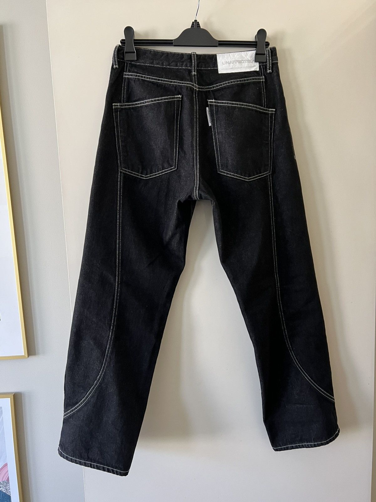 Other Unaffected Black & White Stiching contrast Denim Size US 30 / EU 46 - 5 Thumbnail