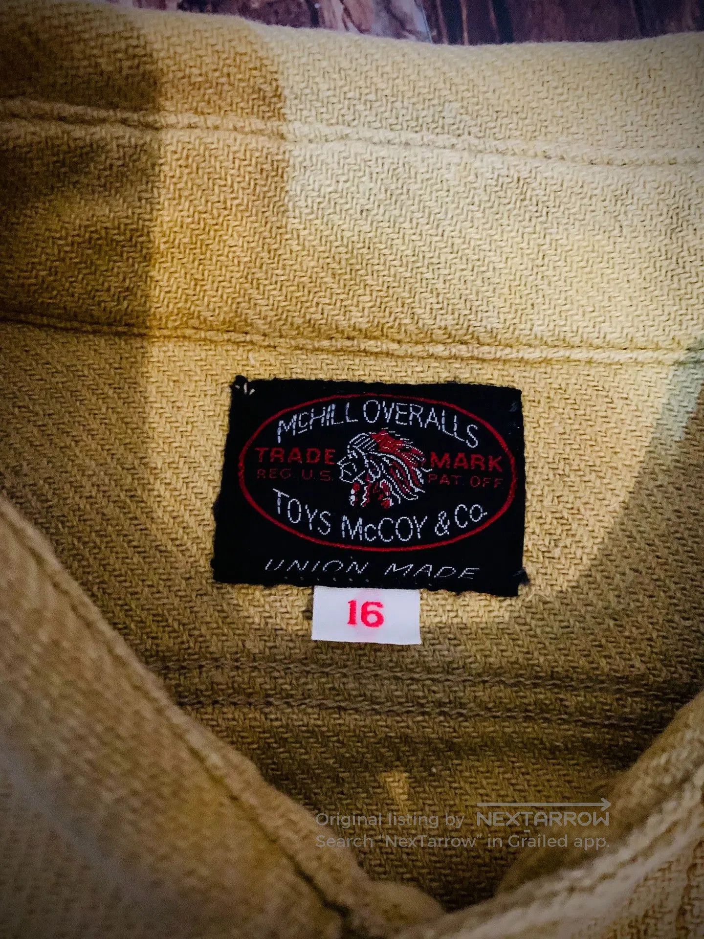 TOYS McCOY Toys McCoy Flannel Shirt. Size US M / EU 48-50 / 2 - 4 Thumbnail