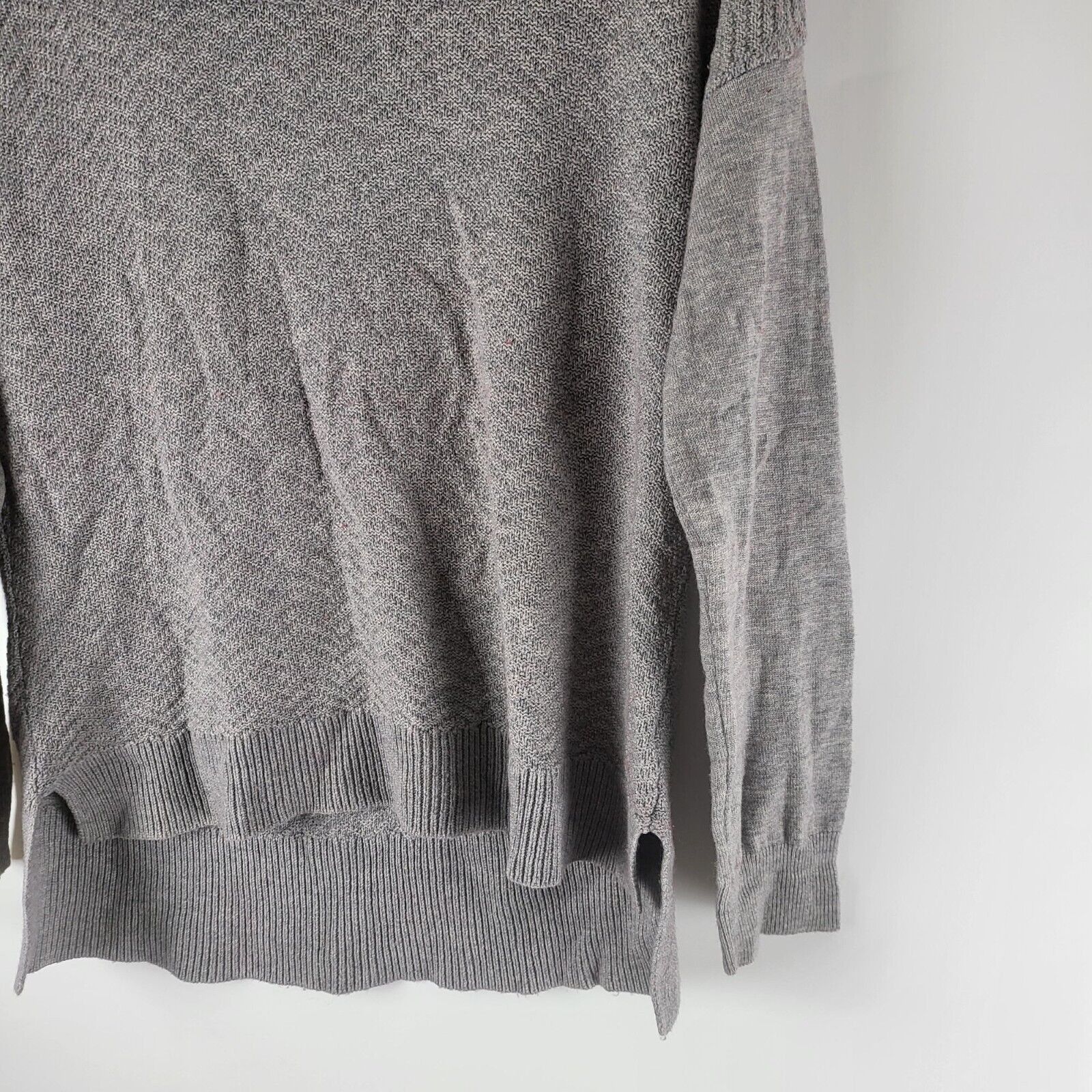 Joie Joie Cowl Neck Sweater L Womens Wool Cashmere Blend Grey Size L / US 10 / IT 46 - 4 Thumbnail