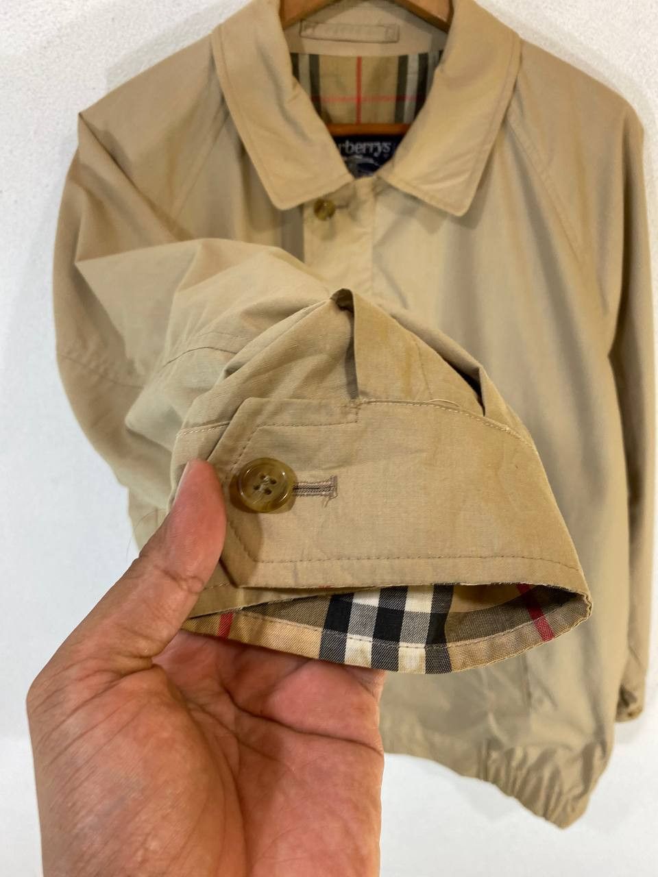 Burberry Burberrys light jacket nova checkered lining nice design Size US L / EU 52-54 / 3 - 3 Thumbnail