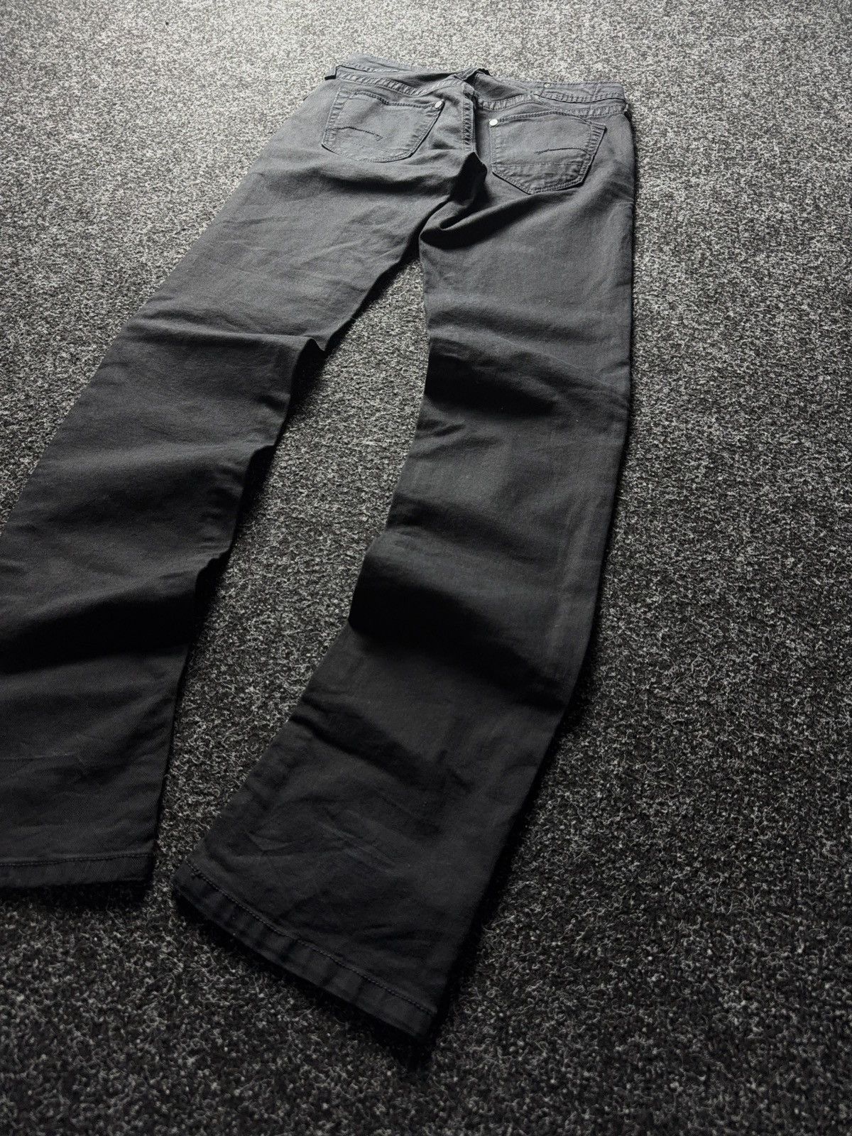 G-Star Y2K 00s G-STAR RAW R. Straight Tapered Jeans Washed Black Size 26" / US 2 / IT 38 - 10 Thumbnail