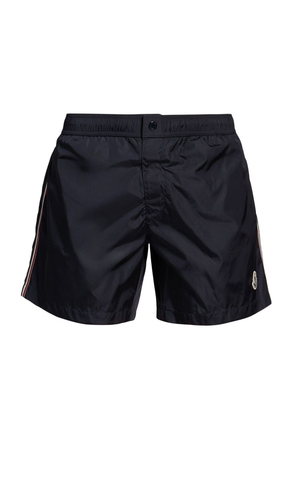 Image of Moncler Side-Strip Swim Shorts in Black, Men's (Size 34)