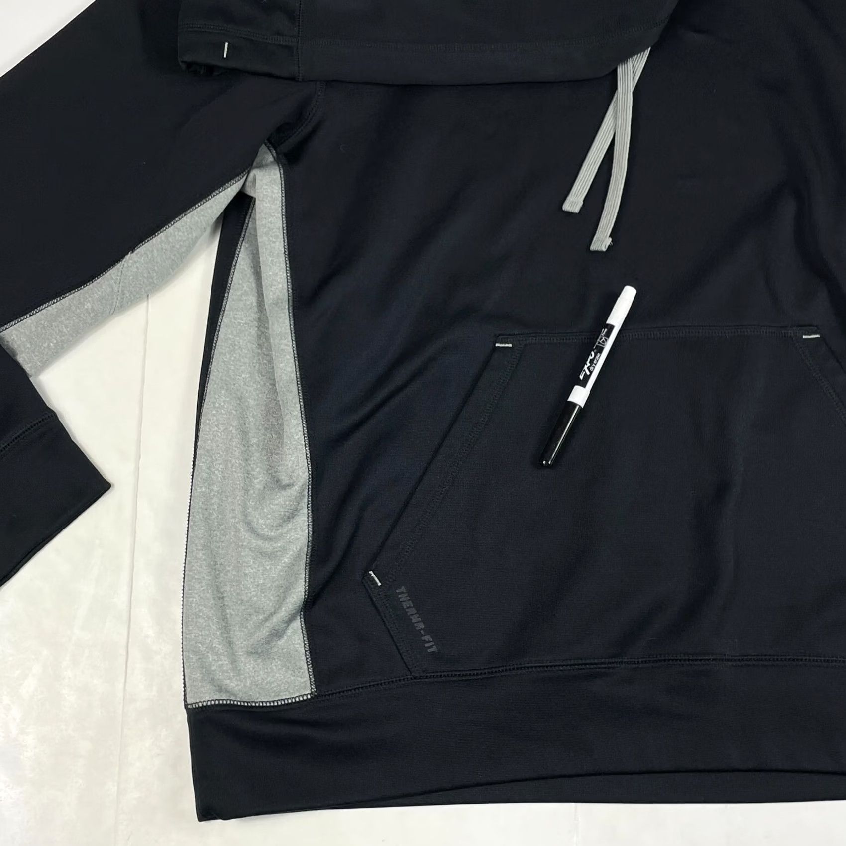 Nike Nike Hoodie Mens M Black Medium Therma Long Sleeve Pullover Lined Swoosh Outdoors Size US M / EU 48-50 / 2 - 5 Thumbnail
