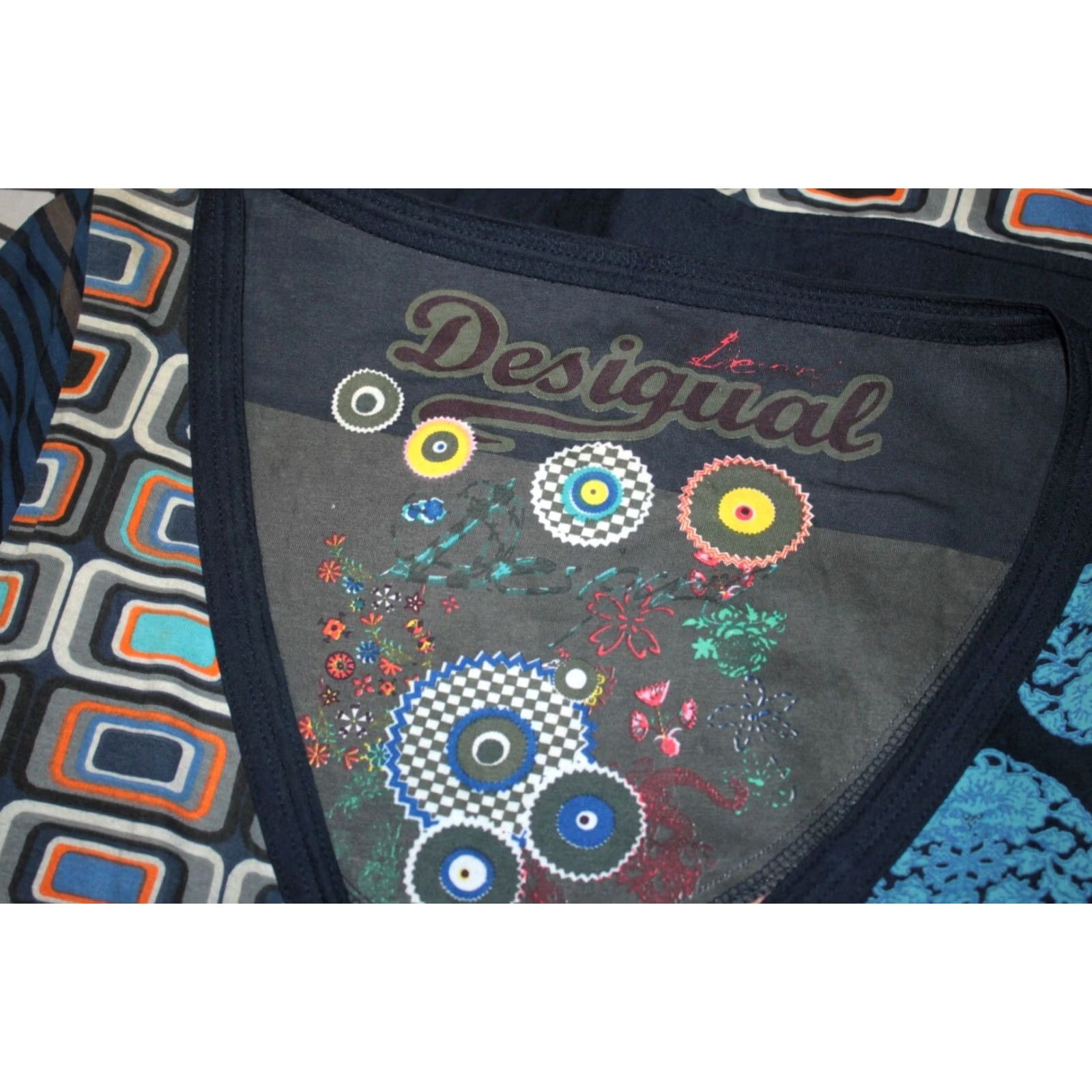 Desigual Desigual womens Multicoloured A-Line Dress Size S Size S / US 4 / IT 40 - 6 Thumbnail
