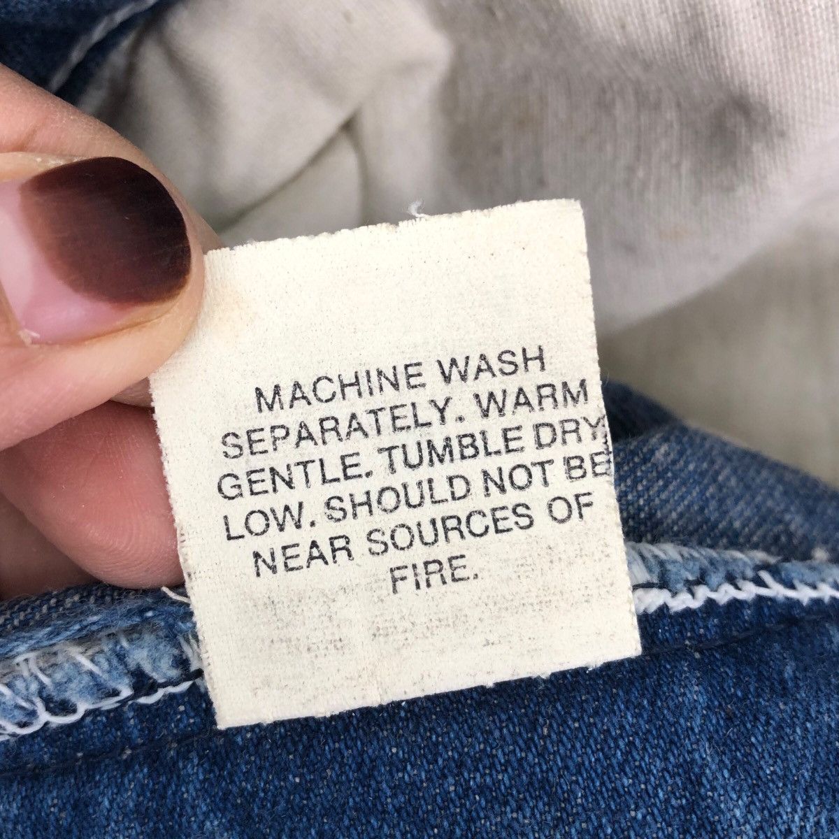 Pointer Vintage 90s POINTER Made In USA Carpenter Baggy Denim Jeans Size US 32 / EU 48 - 10 Thumbnail