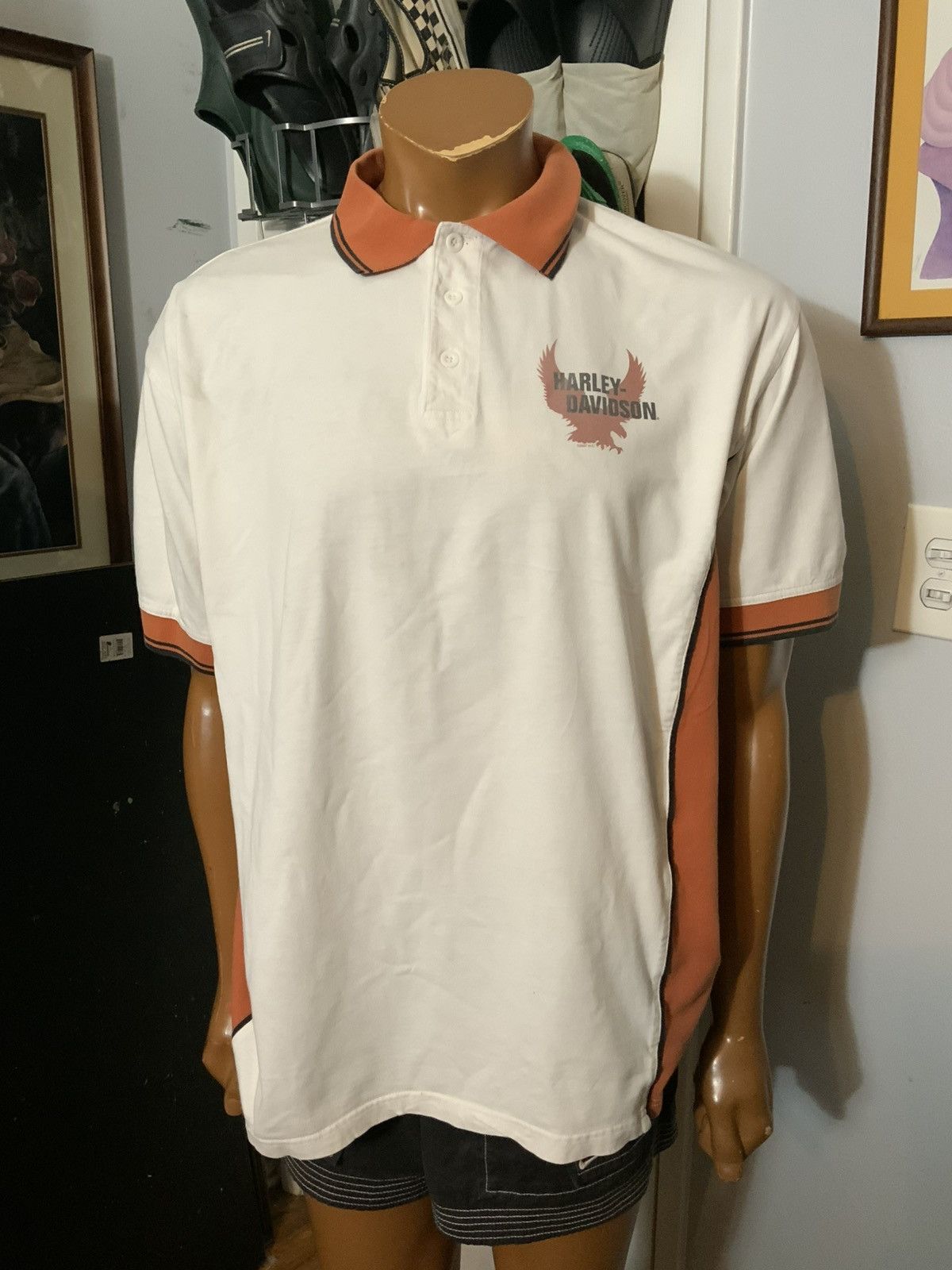 Harley Davidson Harley Davidson Motorcycles Eagle Myrtle Beach Polo Shirt Size US L / EU 52-54 / 3 - 13 Thumbnail