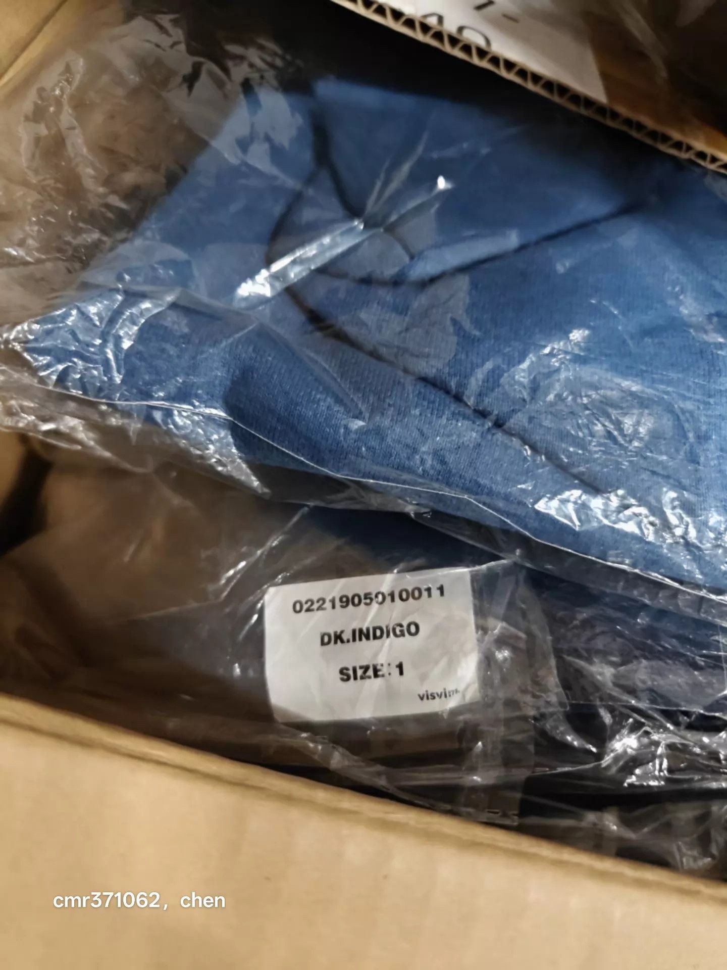 Visvim VISVIM 21 ICT JUMBO HOODIE P.O dk indigo 1 indigo dyed distressed Size US S / EU 44-46 / 1 - 6 Thumbnail