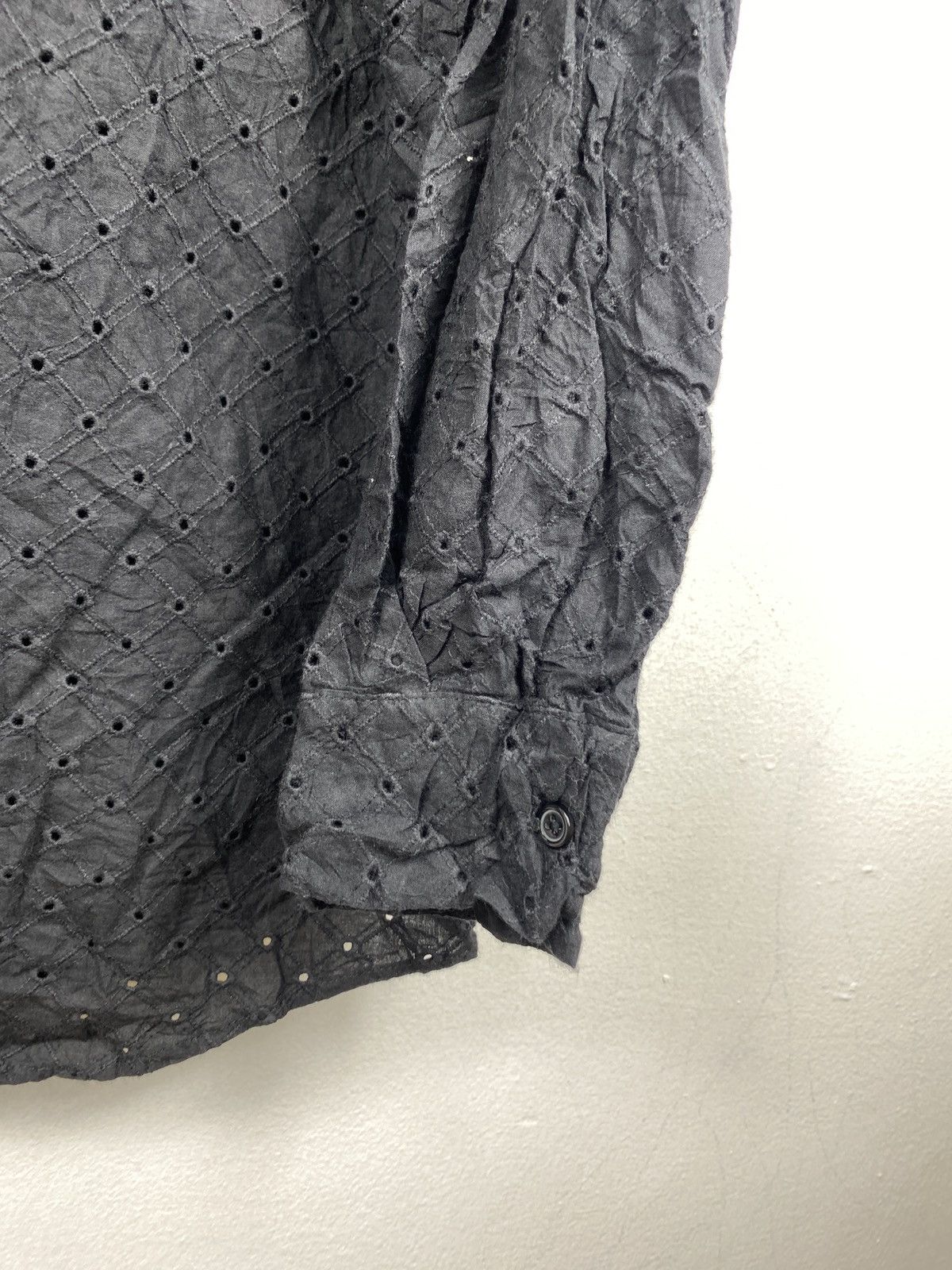 Japanese Brand × Vintage GU lace long sleeve shirt Size US M / EU 48-50 / 2 - 5 Thumbnail