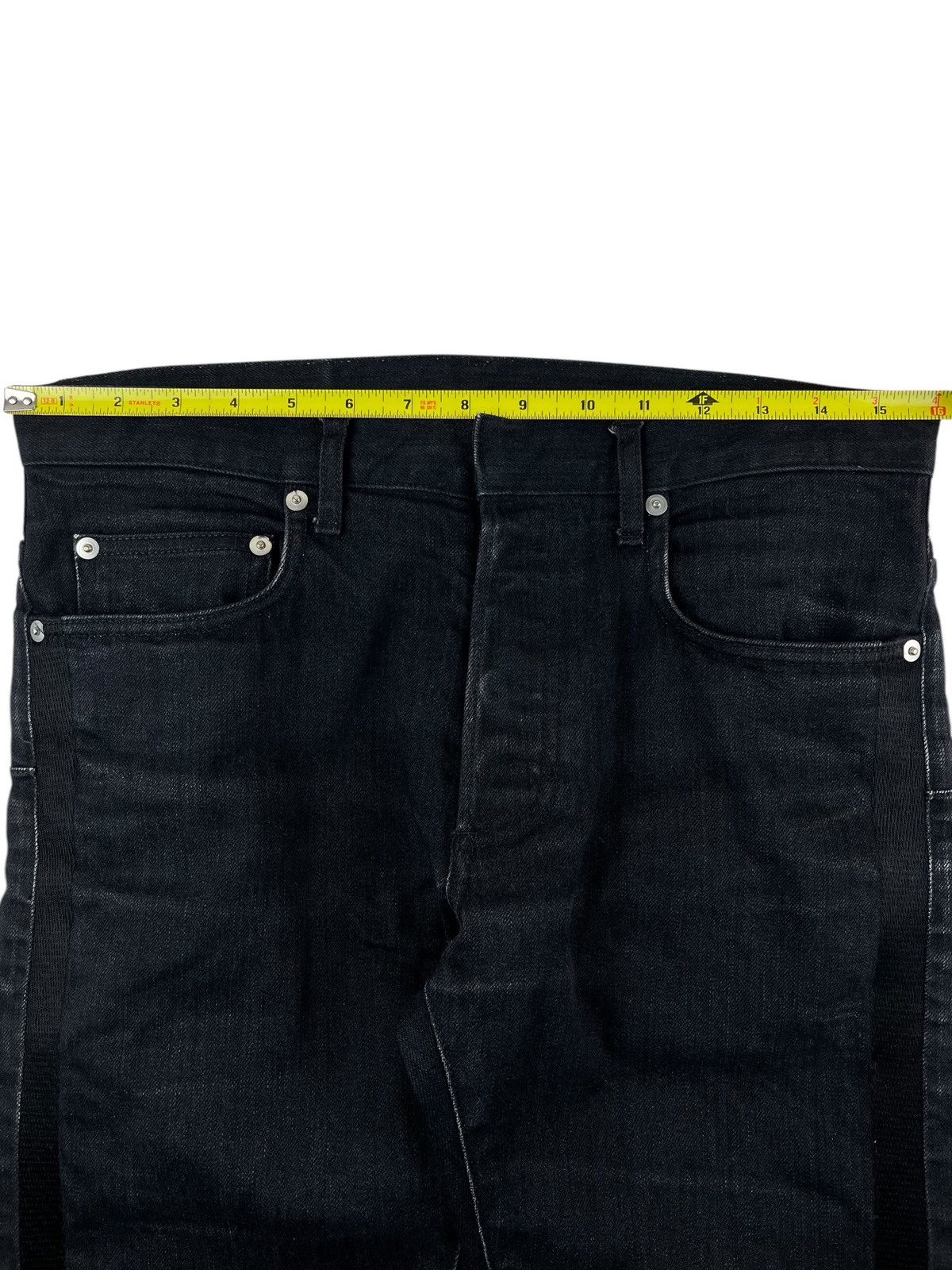 Dior AW10 Dior Homme MIJ Side Stripe Denim Jeans Black Size US 30 / EU 46 - 3 Thumbnail
