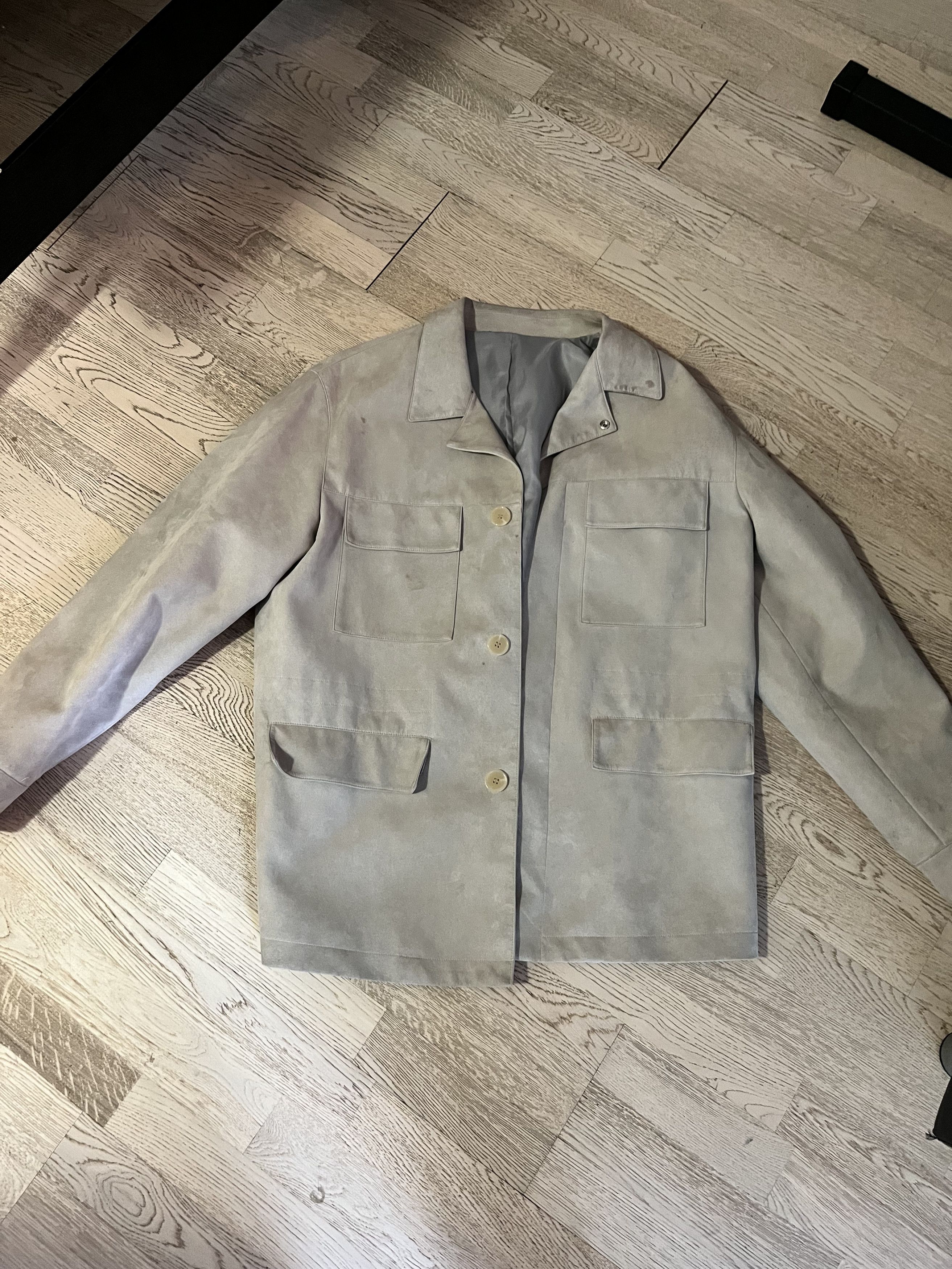 System Beige Faux-Suede Jacket Size US M / EU 48-50 / 2 - 4 Thumbnail