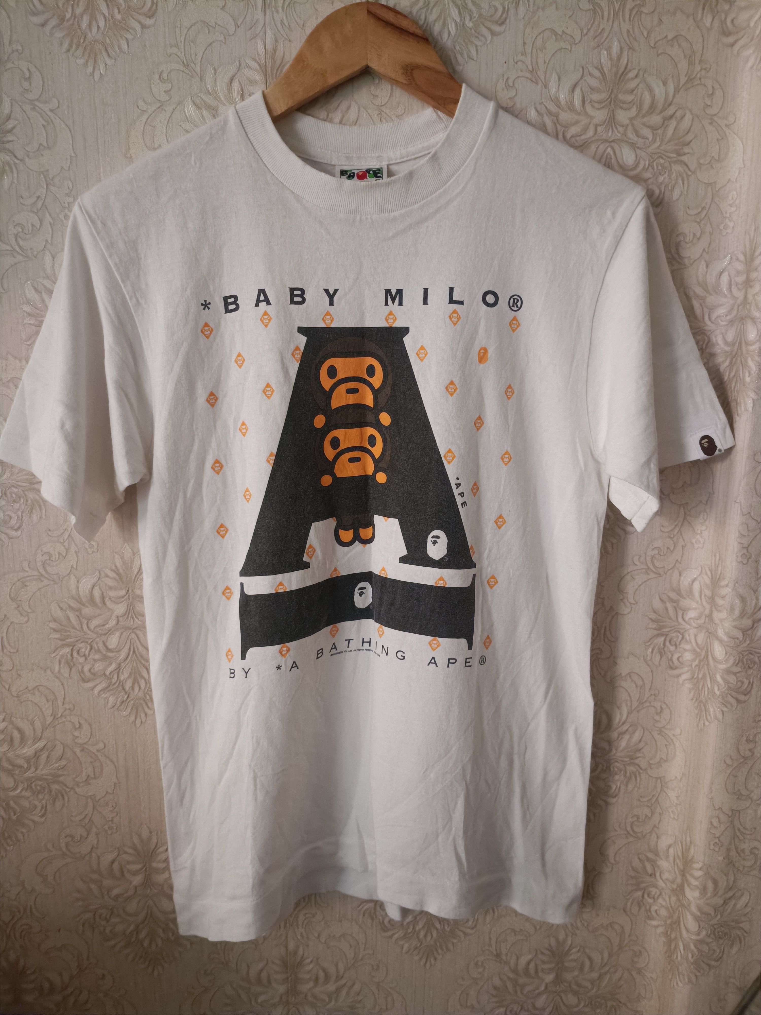 Bape ♦️Baby Milo By A Bathing Ape T Shirt Size US S / EU 44-46 / 1 - 1 Thumbnail