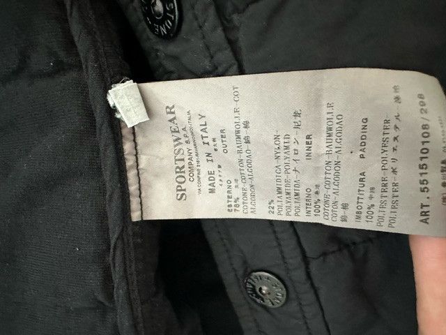 Stone Island Stone Island Garment Dyed Padded Overshirt Black Size US L / EU 52-54 / 3 - 5 Thumbnail