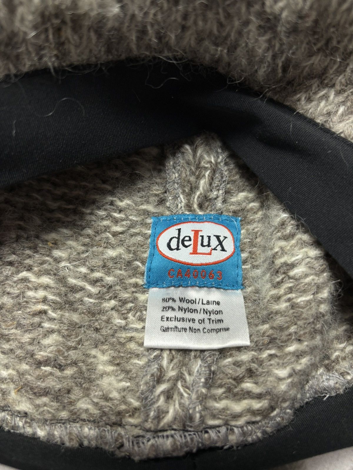 Other deLux Raccoon Knit Beanie Animal Costume Tail Ears One Size Size ONE SIZE - 13 Thumbnail
