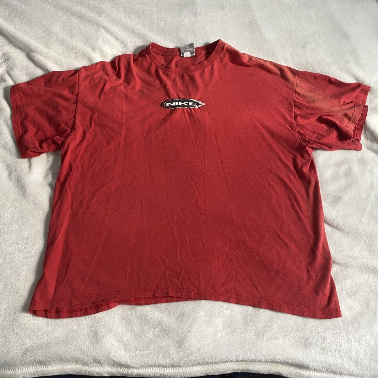 Nike × Vintage Vintage Nike T Shirt Red Size US XL / EU 56 / 4 - 1 Thumbnail