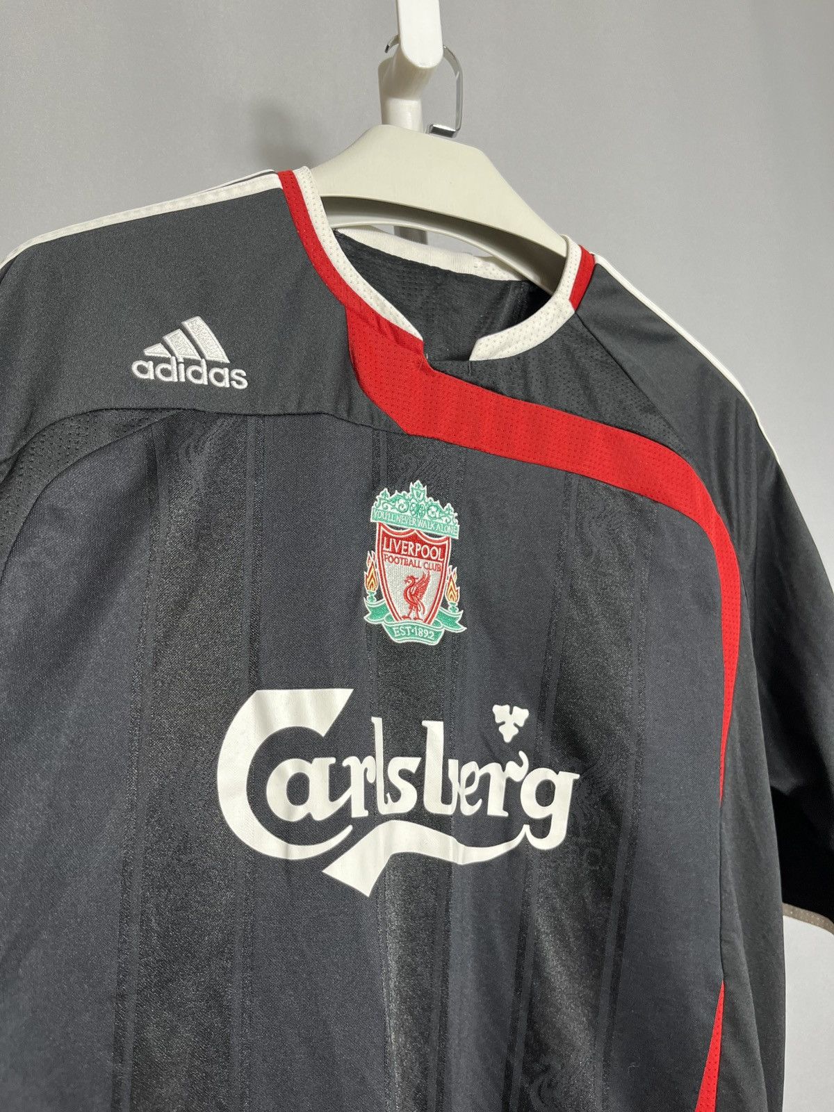 Adidas Fernando Torres #9 LIVERPOOL shirt ADIDAS 2007-2008 adult Size US L / EU 52-54 / 3 - 2 Thumbnail