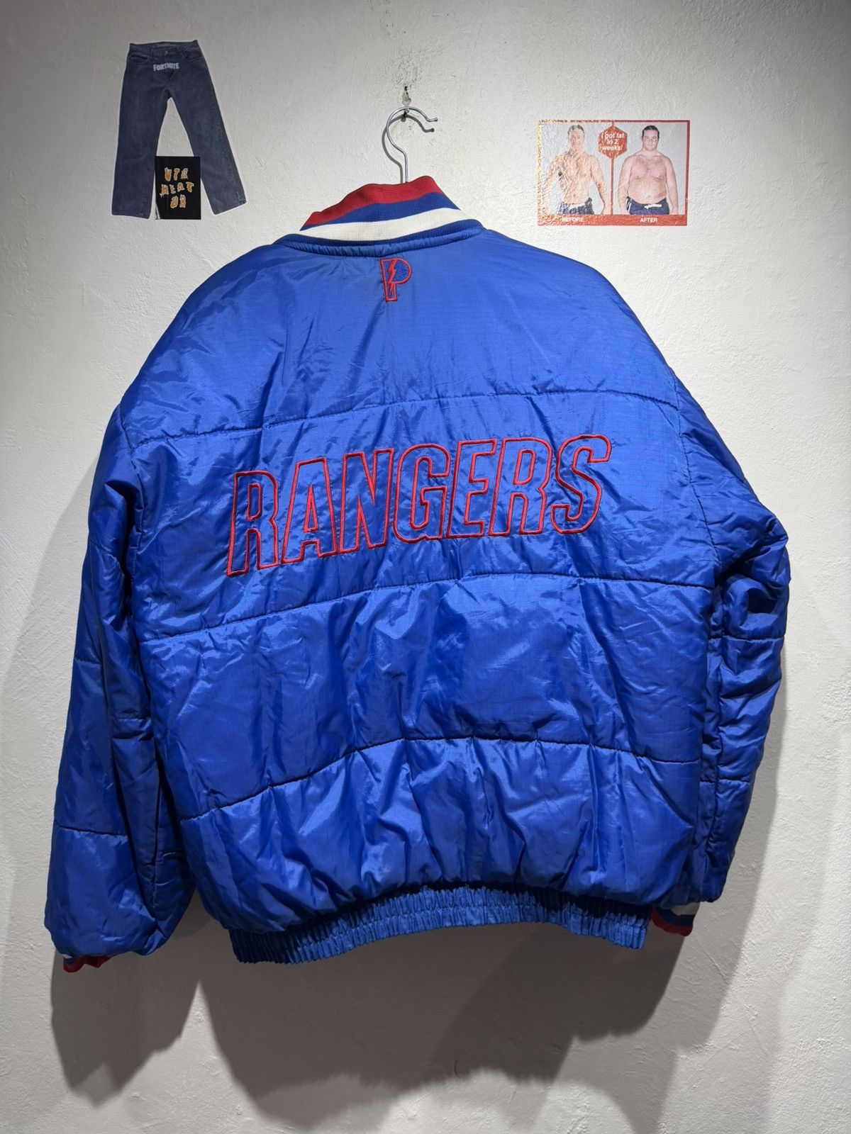 NHL Vintage New York Rangers Reversible jacket Size US XL / EU 56 / 4 - 14 Thumbnail