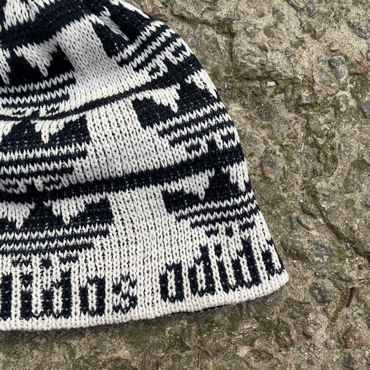 Adidas Vintage Adidas Knit Hat Overprint 90s Y2K Style USA Size ONE SIZE - 3 Thumbnail