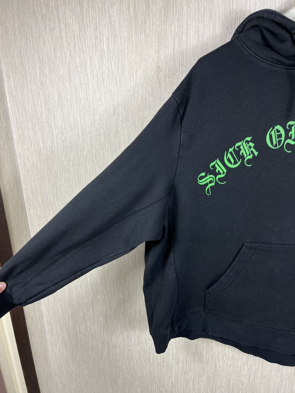 Designer × Insane Cult Insane Cult New York Sick of my self cropped hoodie spellout Size US S / EU 44-46 / 1 - 8 Thumbnail