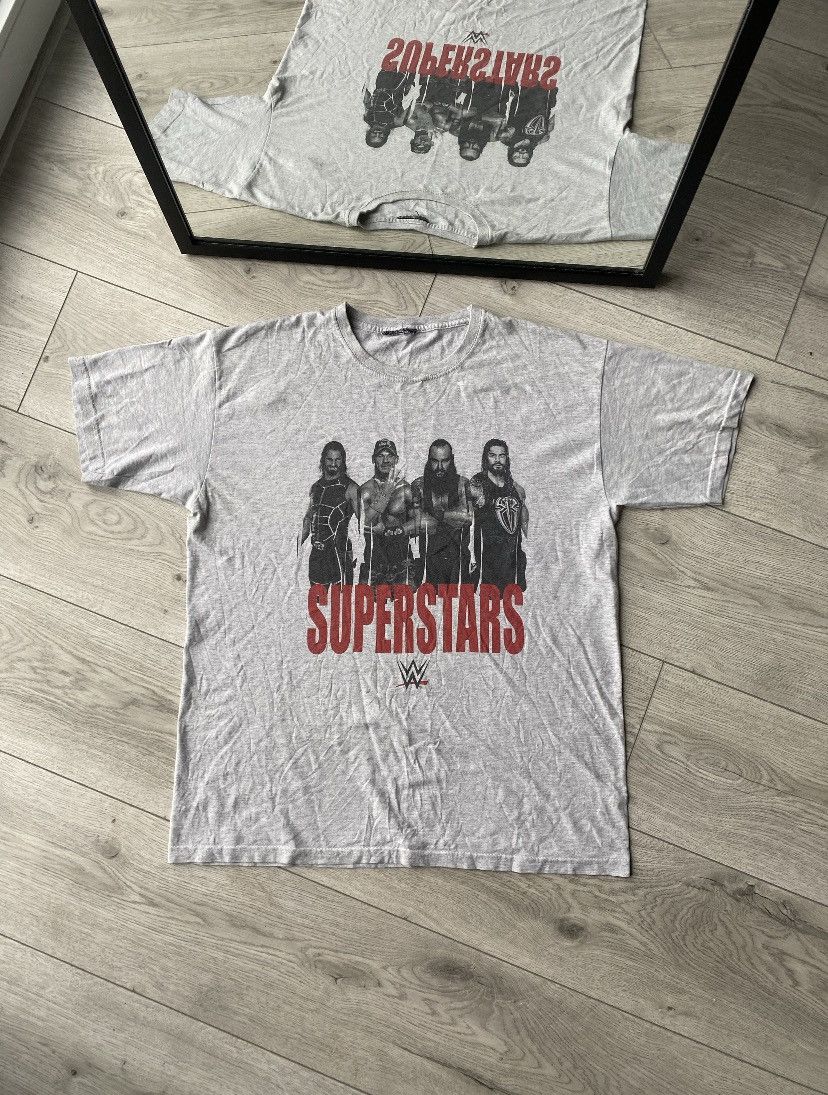 Vintage 90's WWE Wrestling Superstars Boxy T-shirt L