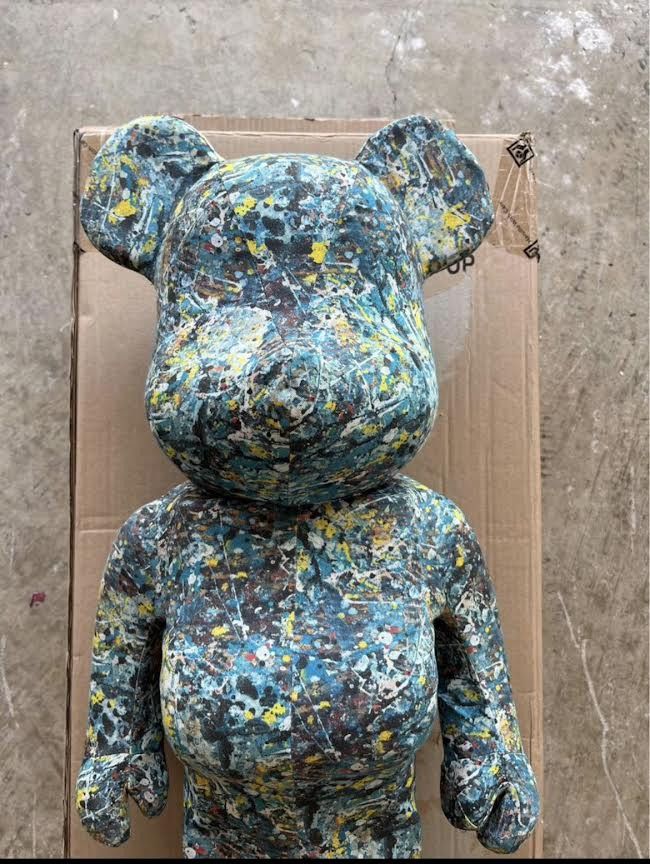 Medicom Toy Jackson Pollock x SYNC JP 1000% BearBrick 1st Release Size ONE SIZE - 2 Thumbnail