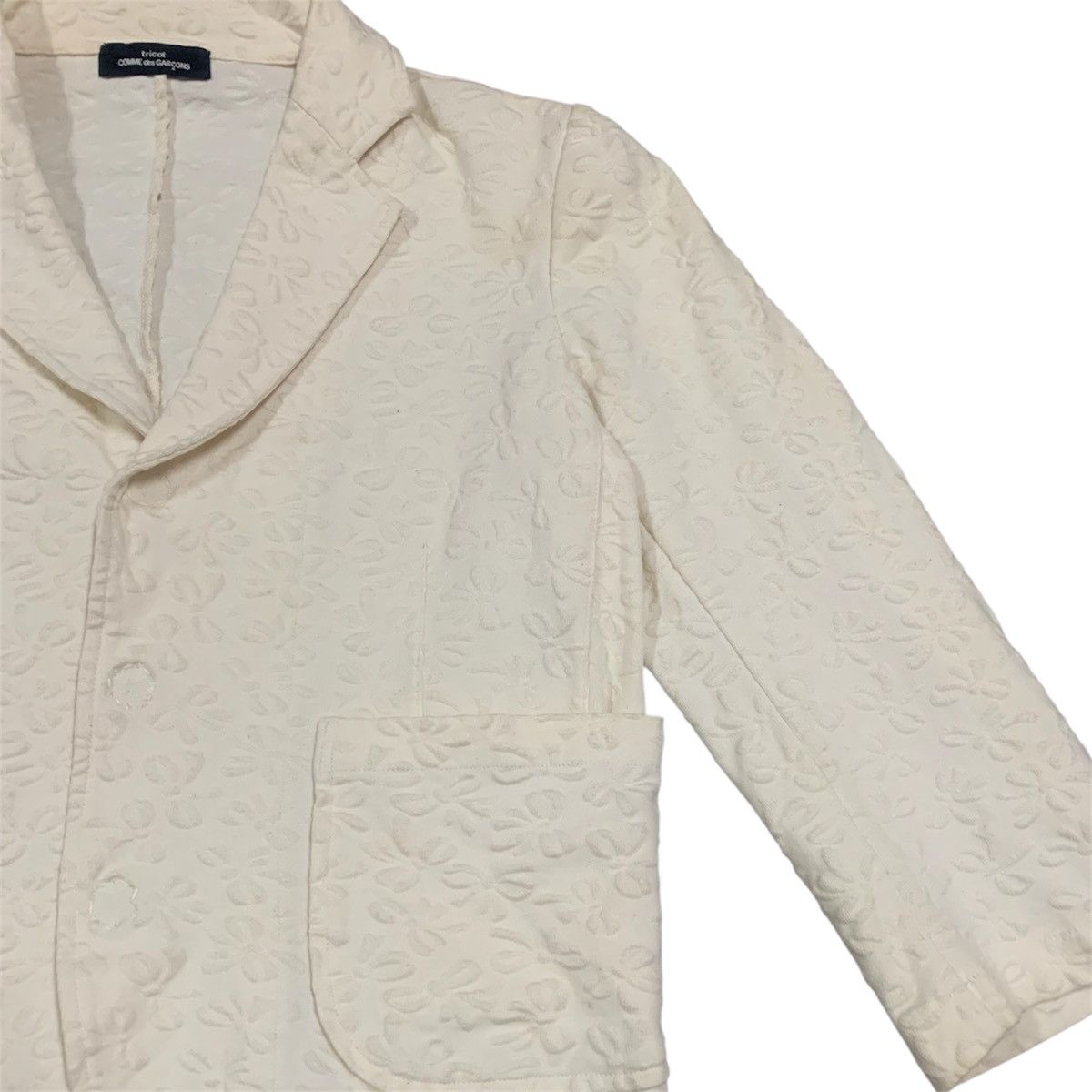 Comme des Garcons AD2008 Embossed Floral Jacket Size ONE SIZE - 5 Thumbnail