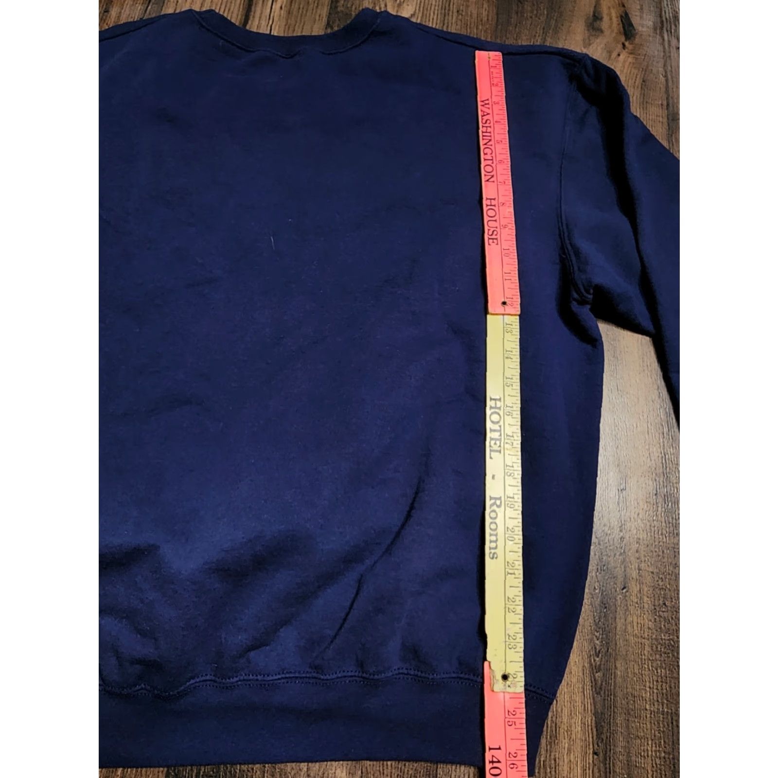 Fruit Of The Loom VINTAGE NASA Space Shuttle Discovery Crewneck Sweatshirt Men 2XL Blue 90s Pullover Cotton Blend Size US XXL / EU 58 / 5 - 2 Thumbnail