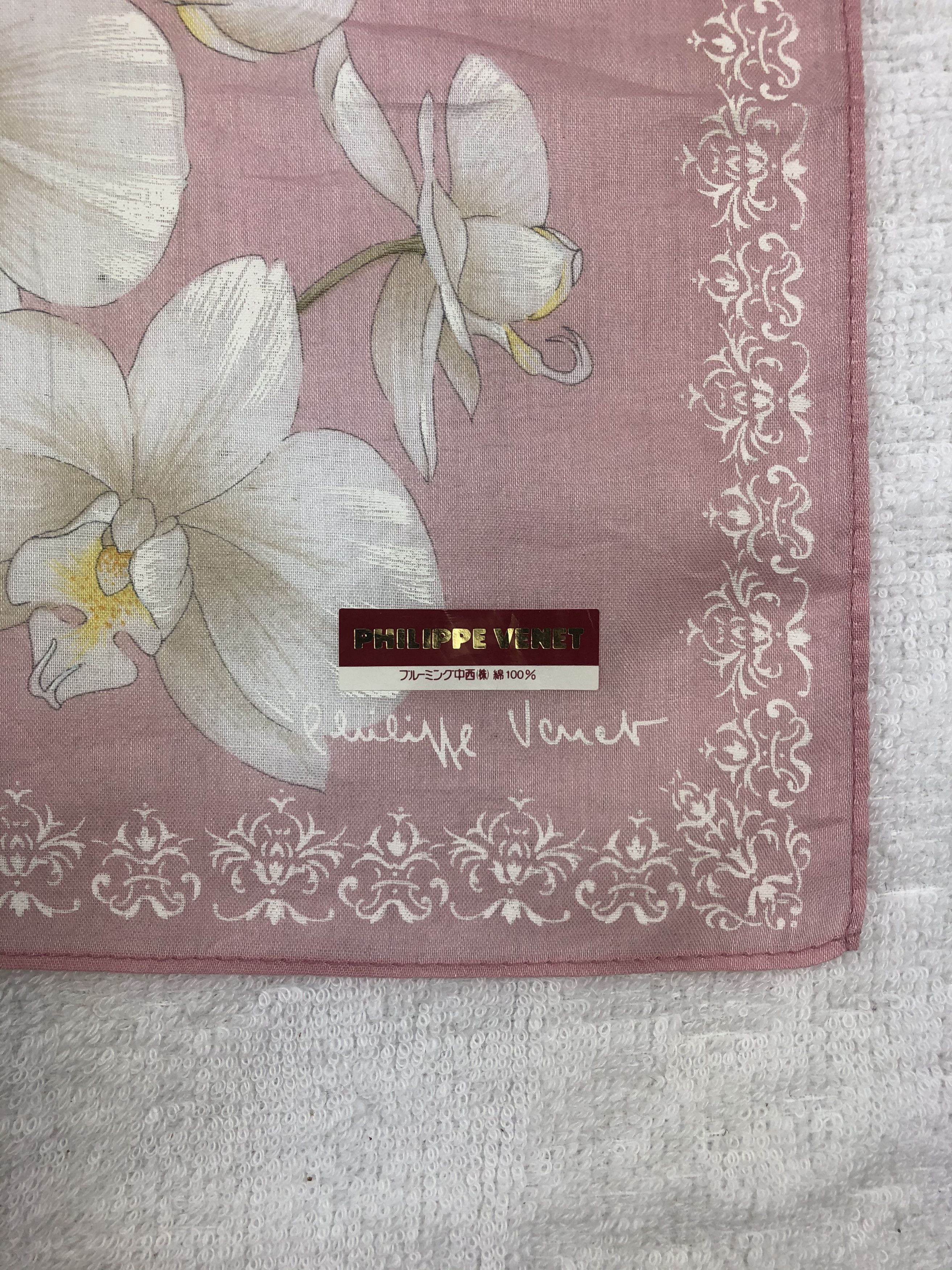 Vintage Philippe Venet Handkerchief / Bandana / Neckerchief Size ONE SIZE - 4 Thumbnail