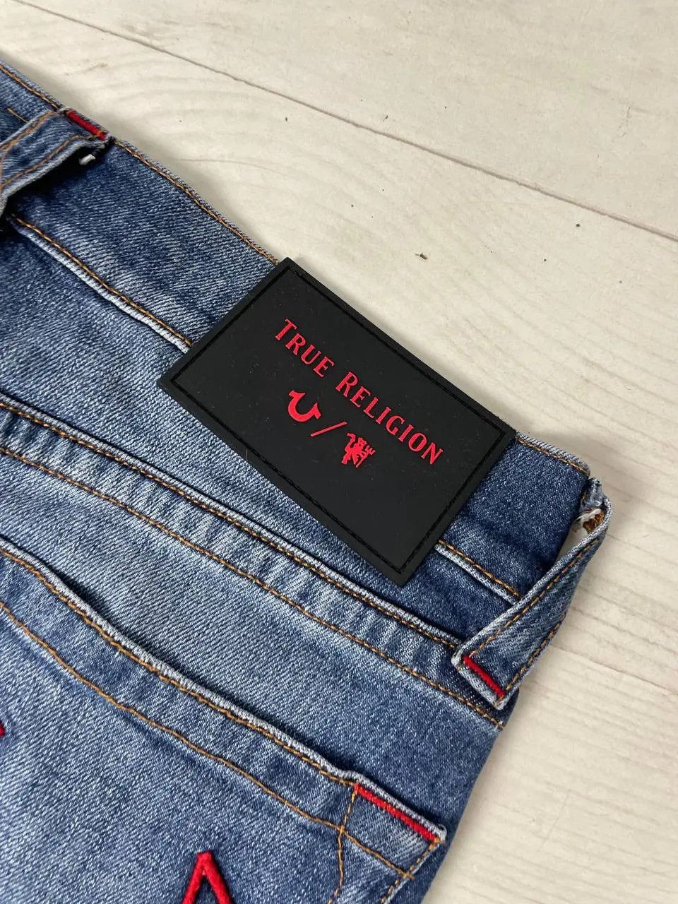 True Religion Vintage True Religion Manchester United Denim Jeans Japan Size US 30 / EU 46 - 16 Thumbnail