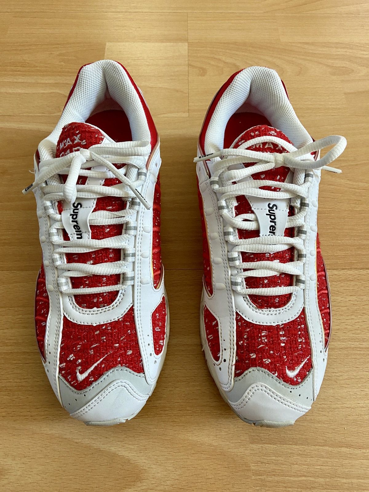 Nike × Supreme Supreme x Air Max Tailwind 4 ‘University Red’ Size US 9 / EU 42 - 3 Thumbnail