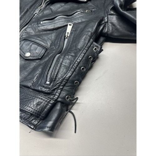 Other STAR U.S.A Double Leather - Riders Motorcycle Jacket - Men S Size US M / EU 48-50 / 2 - 11 Thumbnail