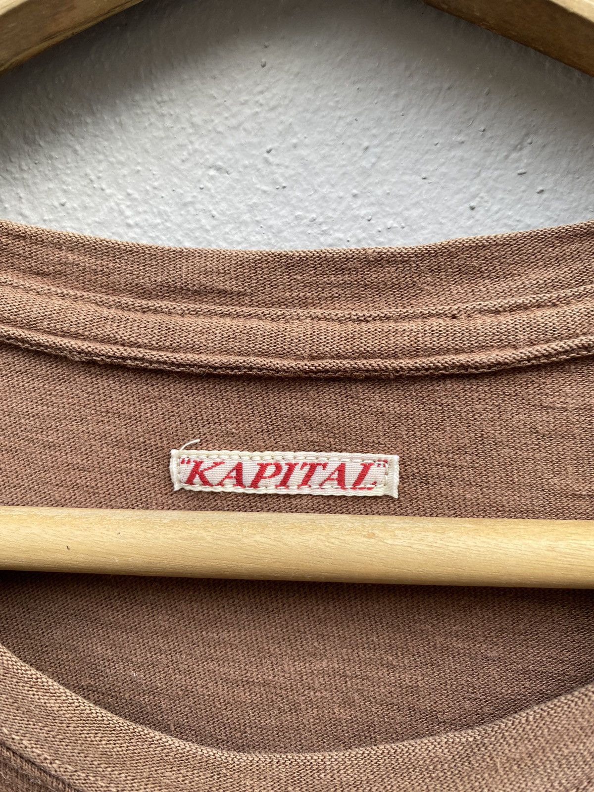 Kapital Kapital Navajo Motive Hand Painted Pocket Tshirt Size US M / EU 48-50 / 2 - 3 Thumbnail