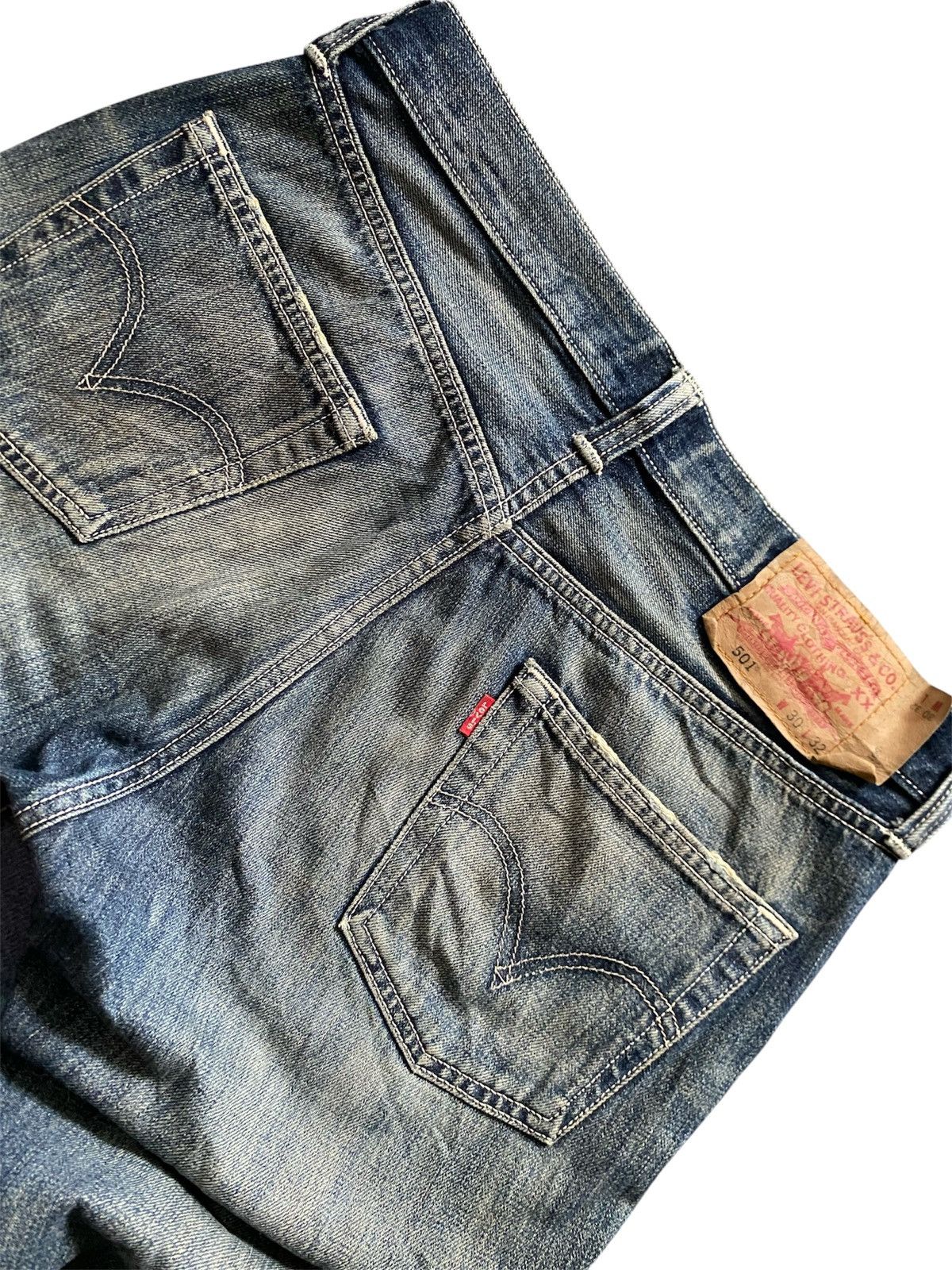 Levi's Levi's 501 Original Distressed Denim Jeans - Japan Release Size US 30 / EU 46 - 7 Thumbnail
