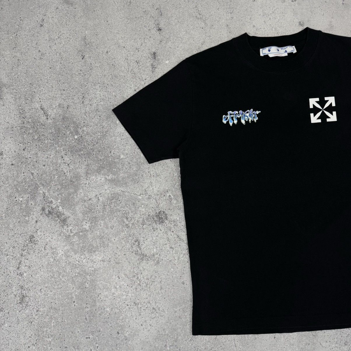 Off-White Rare Off White 90s Liquid T Shirt Size US M / EU 48-50 / 2 - 7 Thumbnail