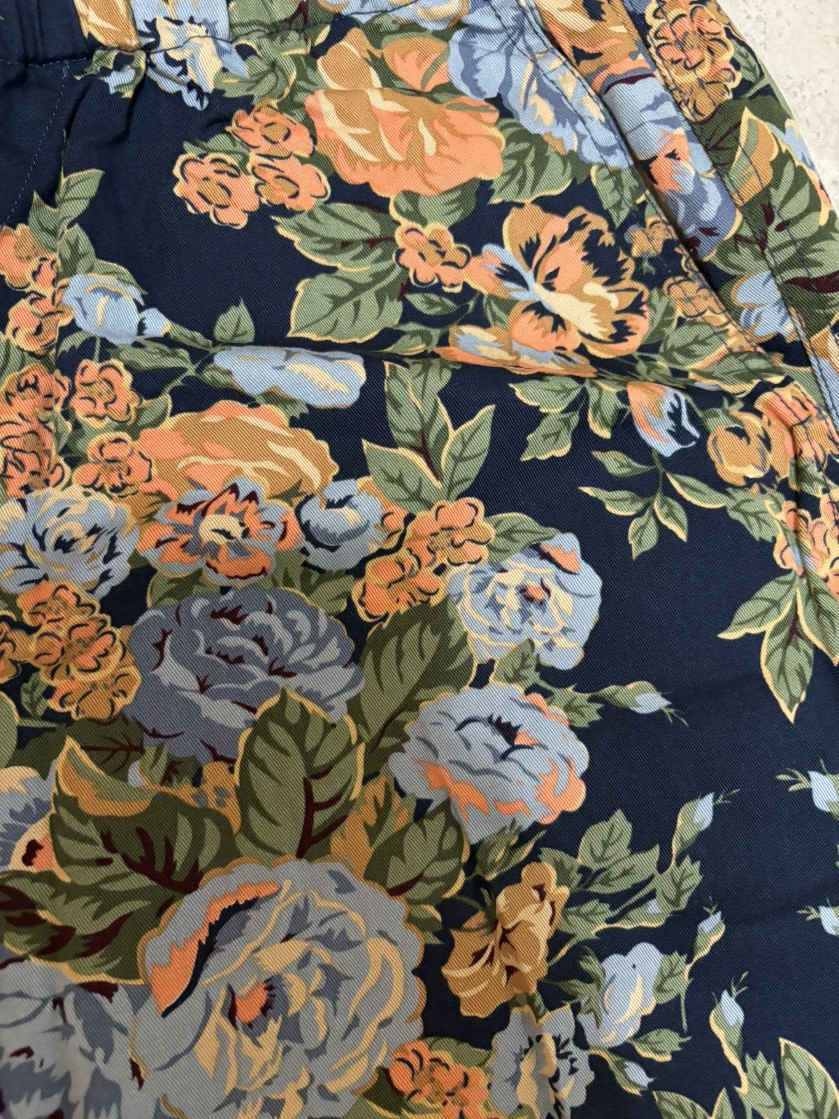Supreme rare new w/tags FW 2014 Supreme Floral Flower navy pants Size US 30 / EU 46 - 14 Thumbnail